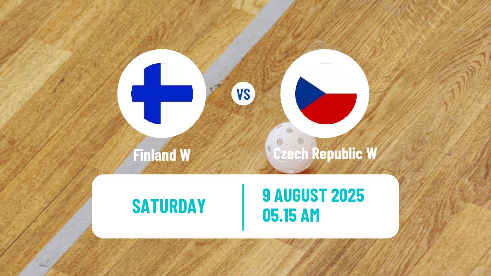 Floorball World Games Floorball Women Finland W - Czech Republic W