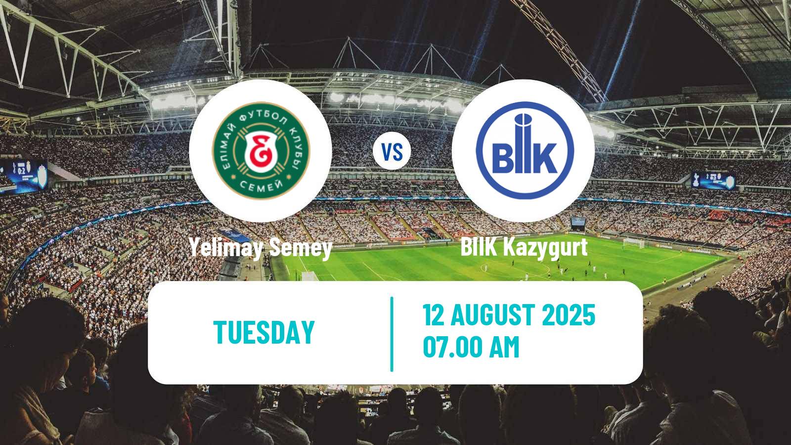Football Kazakh League Women Yelimay Semey - BIIK Kazygurt