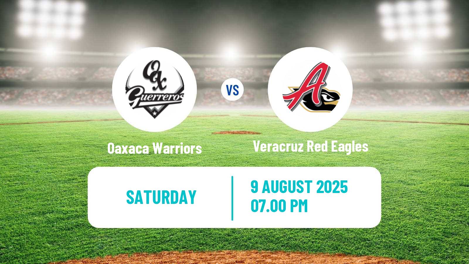 Baseball LMB Oaxaca Warriors - Veracruz Red Eagles