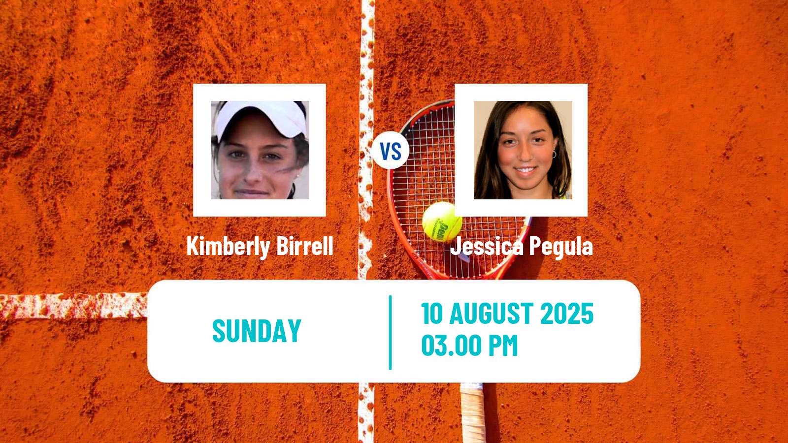 Tennis WTA Cincinnati Kimberly Birrell - Jessica Pegula