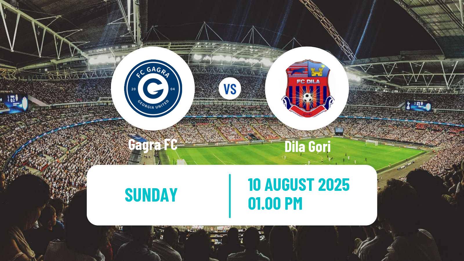 Football Georgian Erovnuli Liga Gagra - Dila Gori