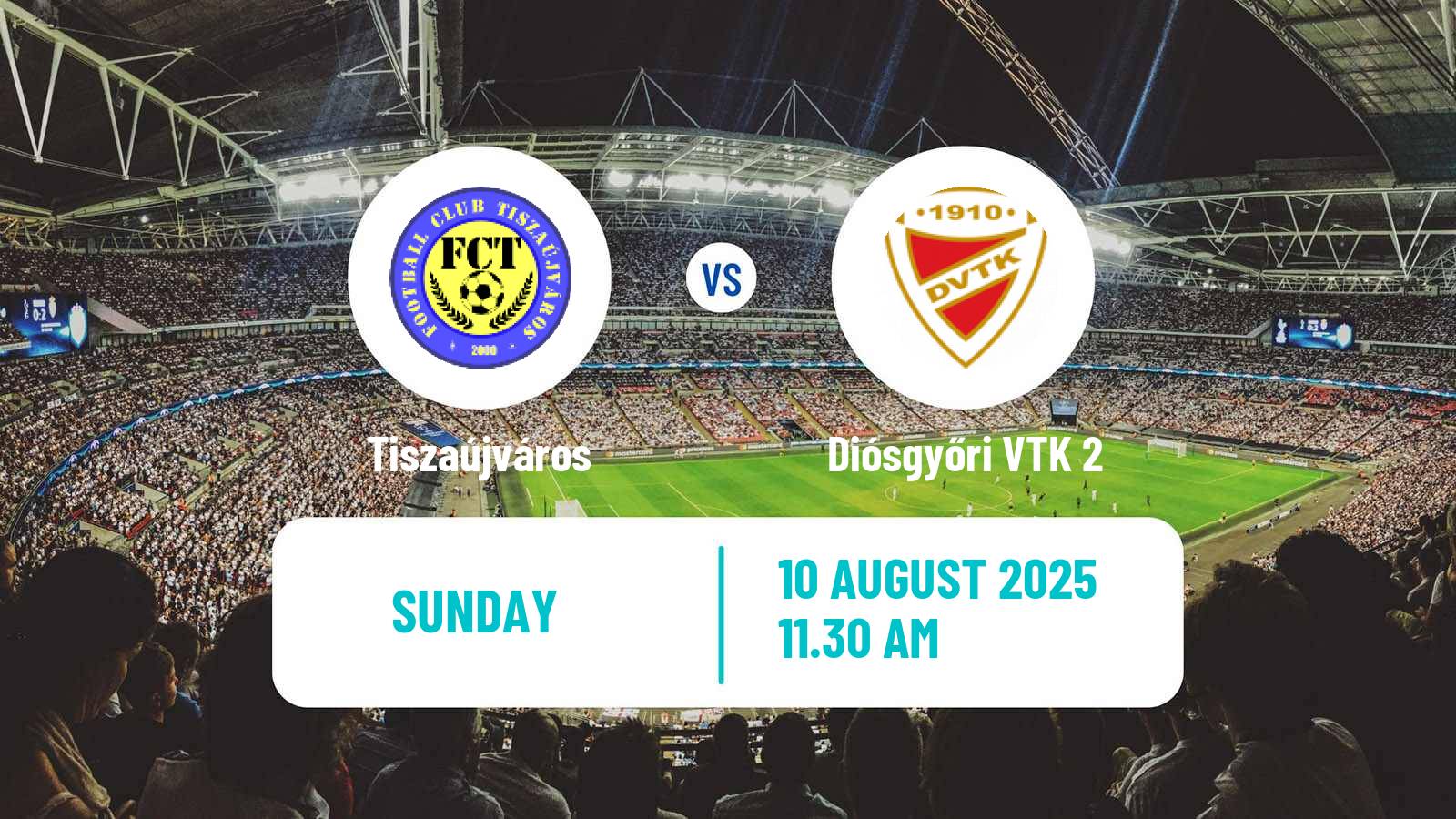 Football Hungarian NB III Northeast Tiszaújváros - Diósgyőri VTK 2