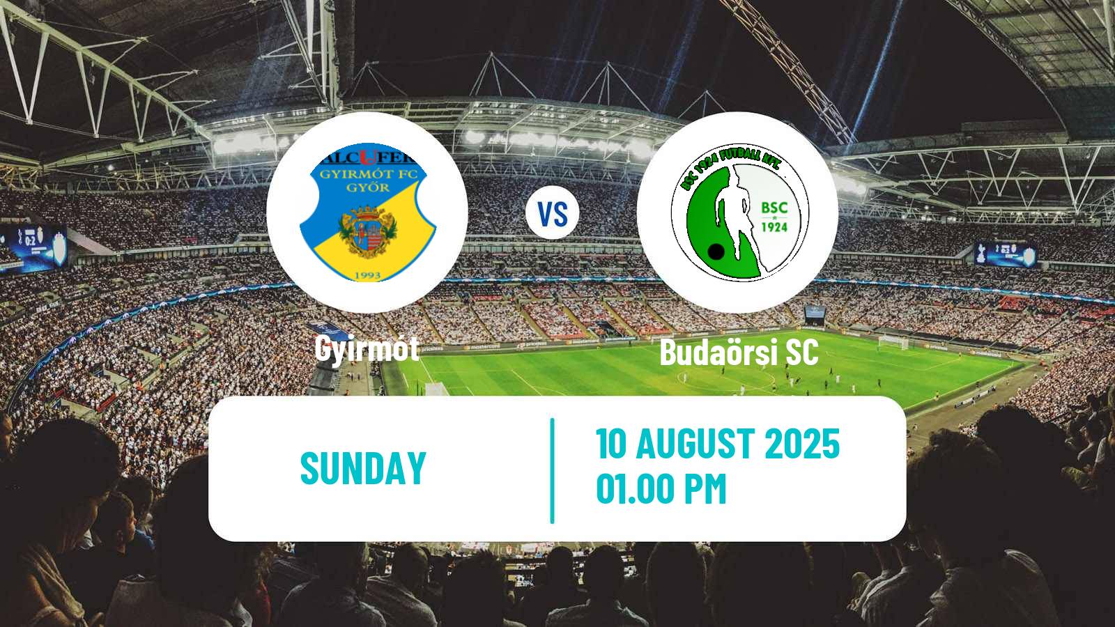 Football Hungarian NB III Northwest Gyirmót - Budaörsi SC