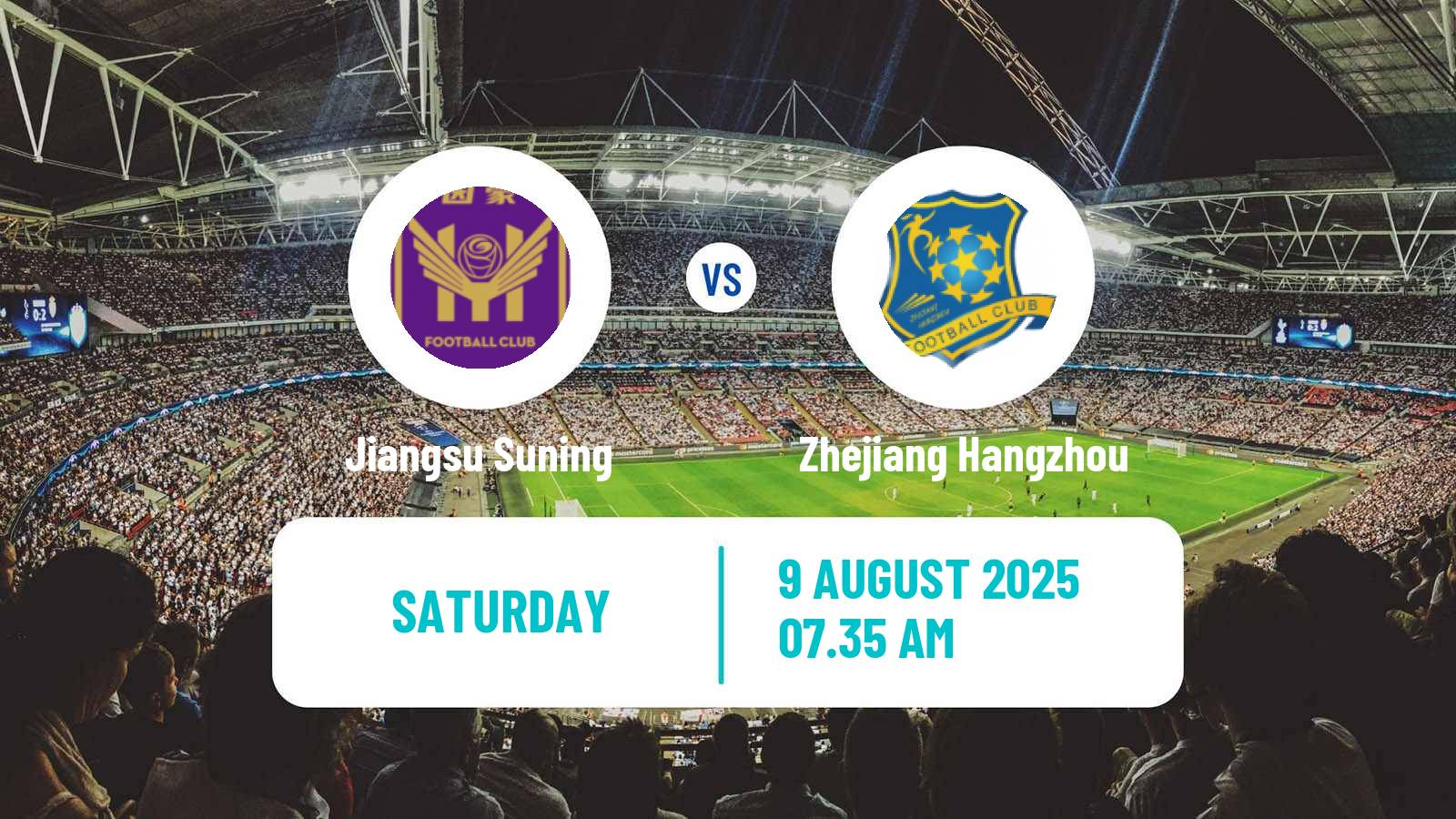 Football Chinese Super League Women Jiangsu Suning - Zhejiang Hangzhou