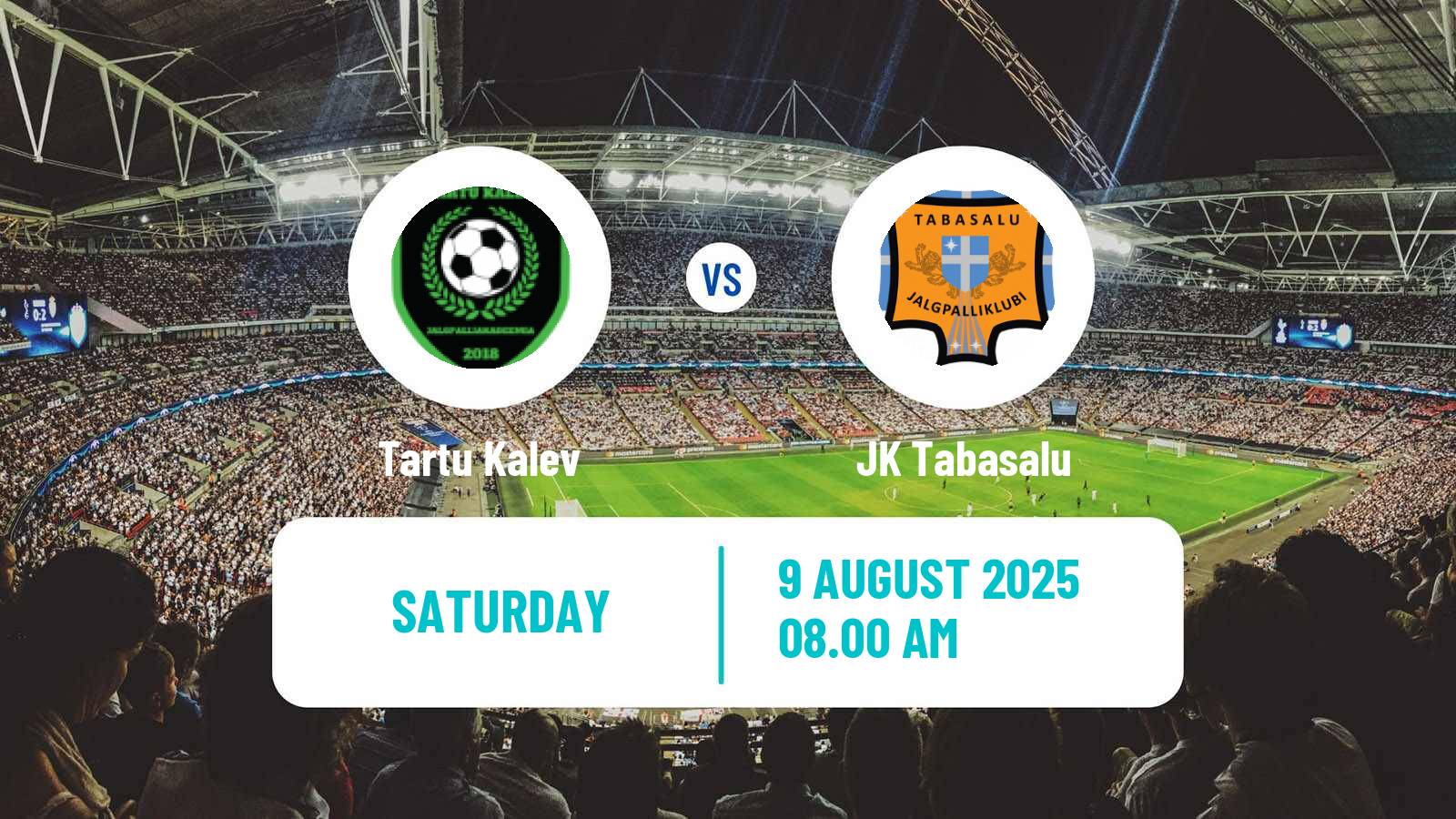 Football Estonian Esiliiga B Tartu Kalev - Tabasalu