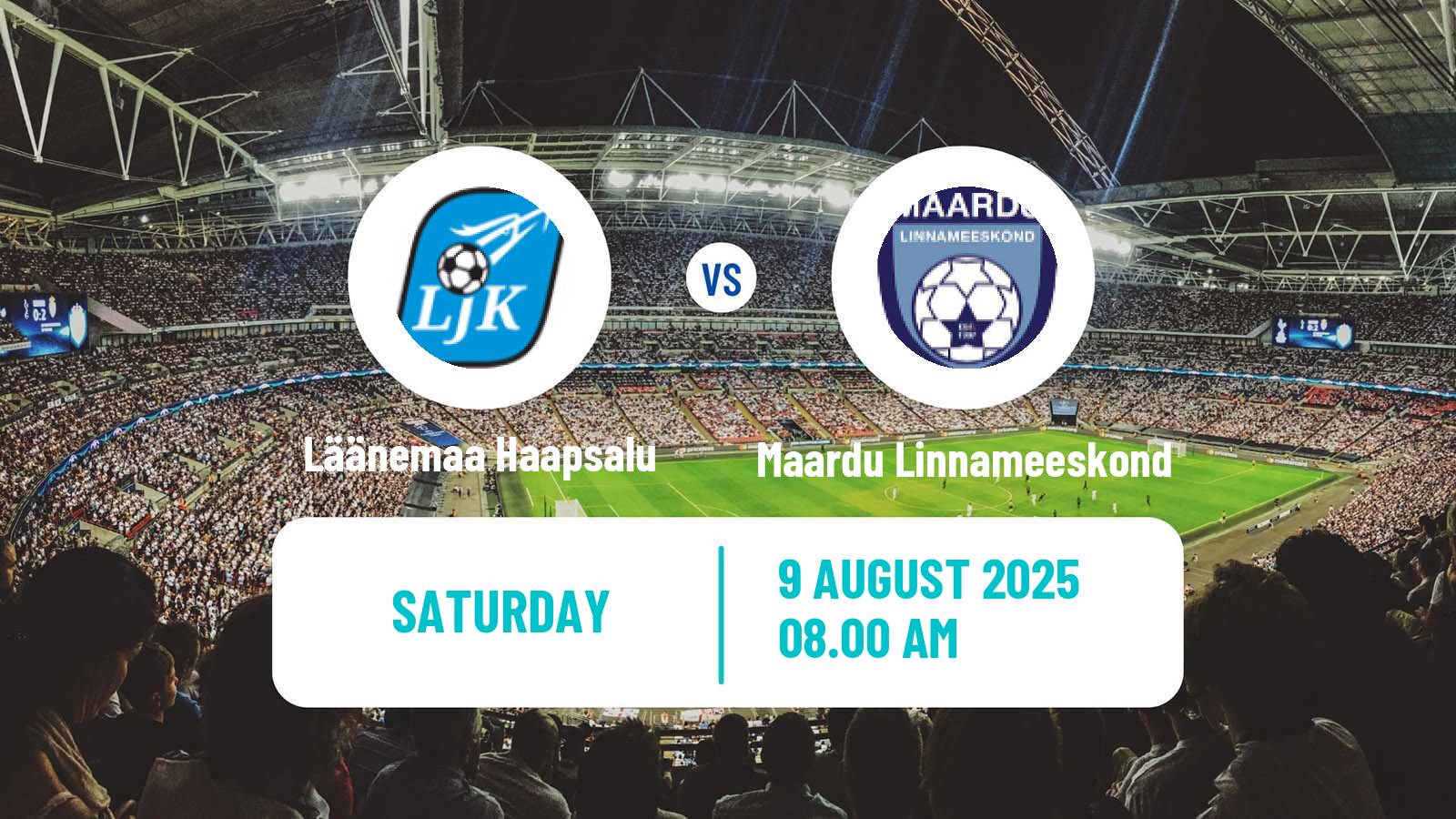 Football Estonian Esiliiga B Läänemaa Haapsalu - Maardu Linnameeskond