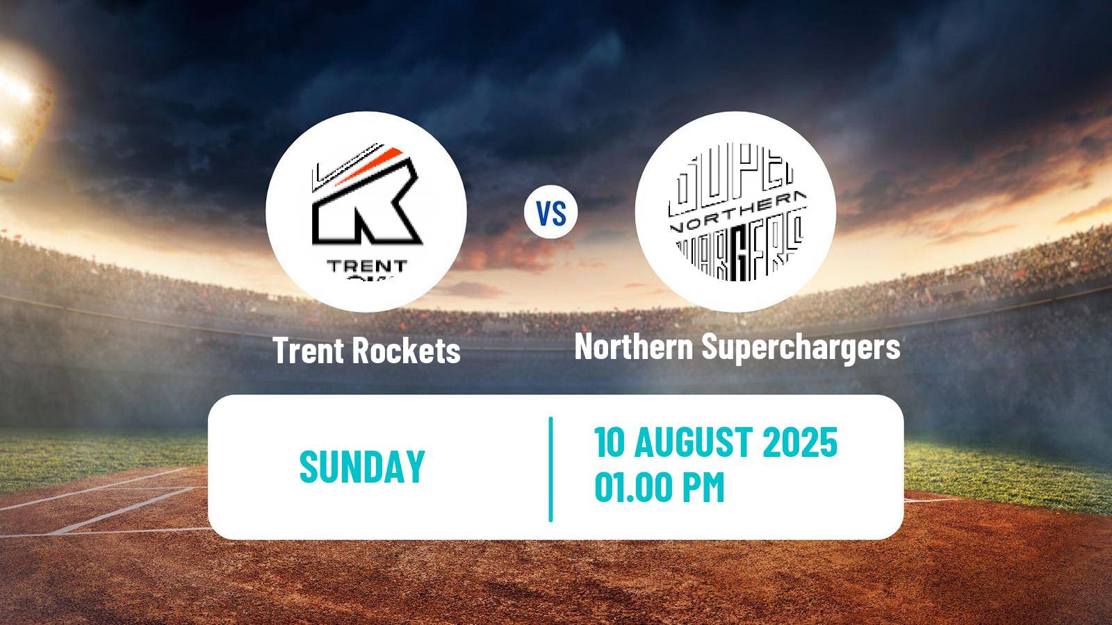 Cricket United Kingdom The Hundred Cricket Trent Rockets - Northern Superchargers