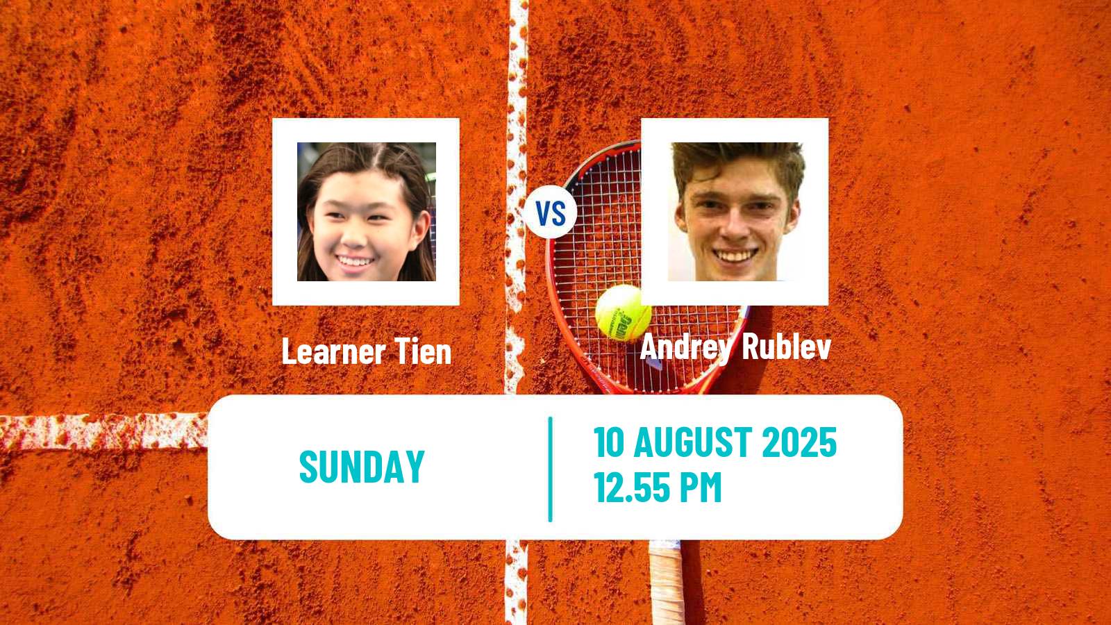 Tennis ATP Cincinnati Learner Tien - Andrey Rublev