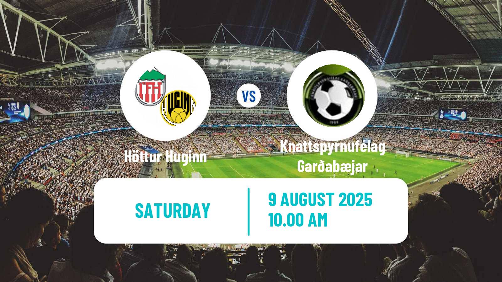 Football Icelandic Division 2 Höttur Huginn - Knattspyrnufélag Garðabæjar