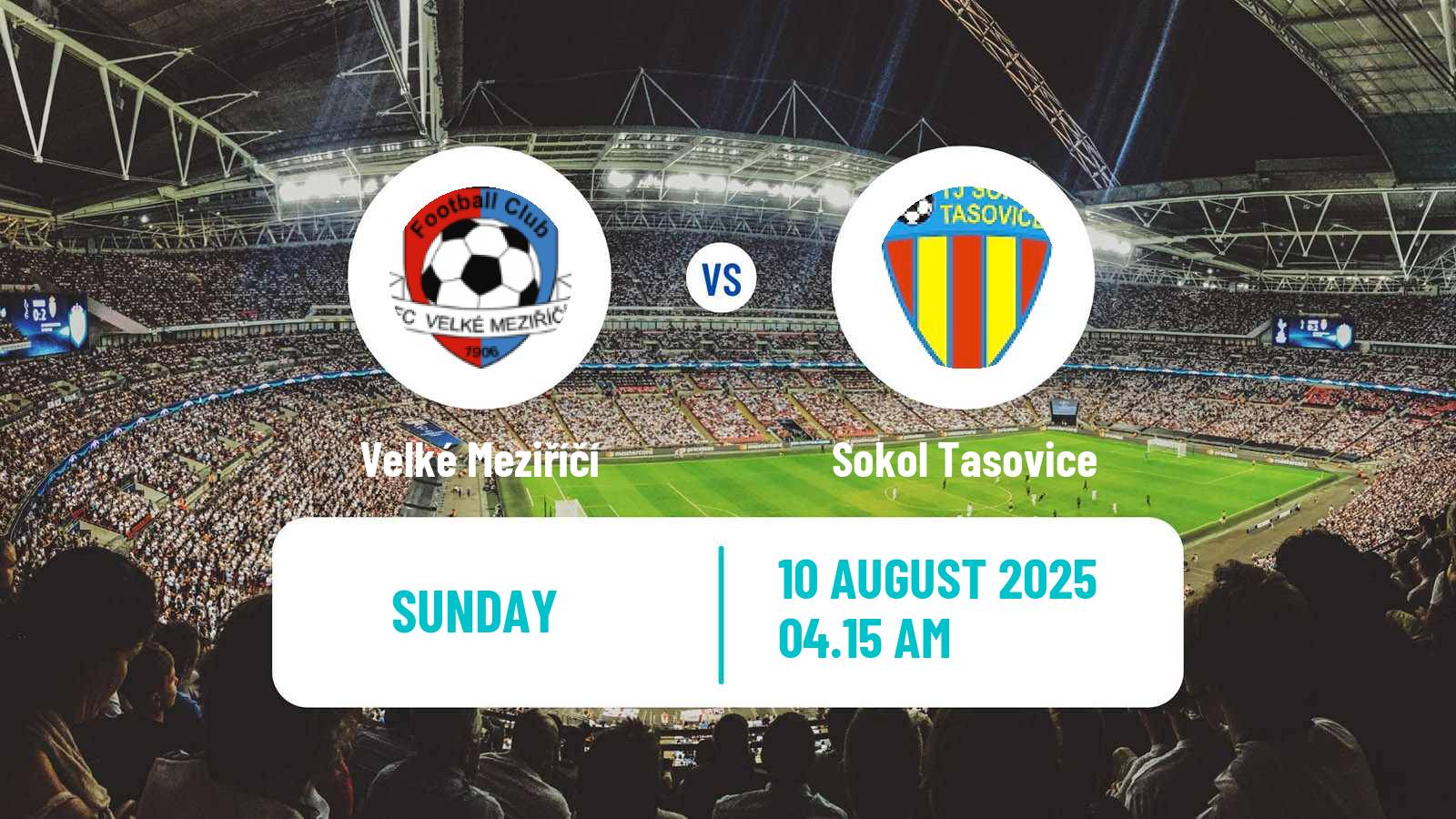 Football Czech Division D Velké Meziříčí - Sokol Tasovice