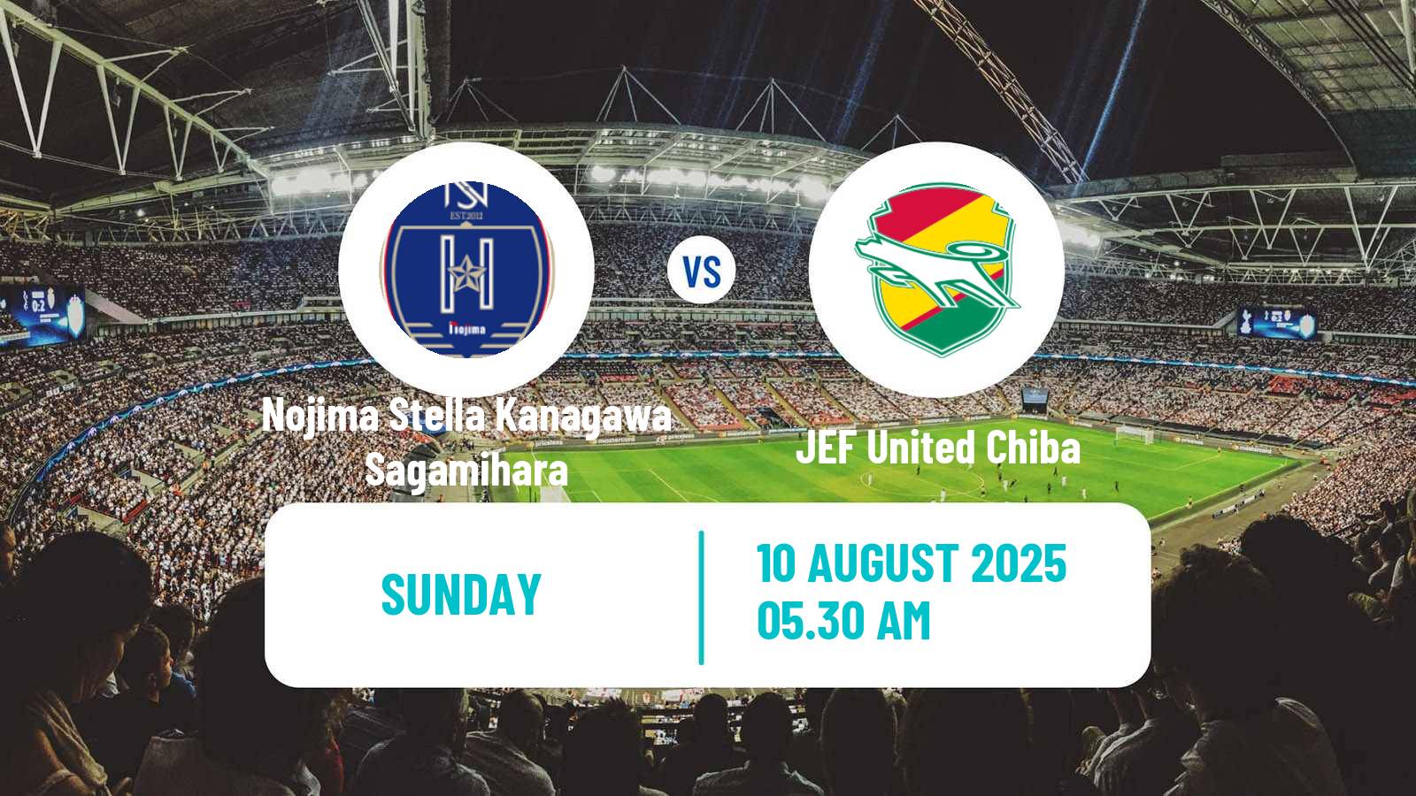 Football Japan WE League Women Nojima Stella Kanagawa Sagamihara - JEF United Chiba