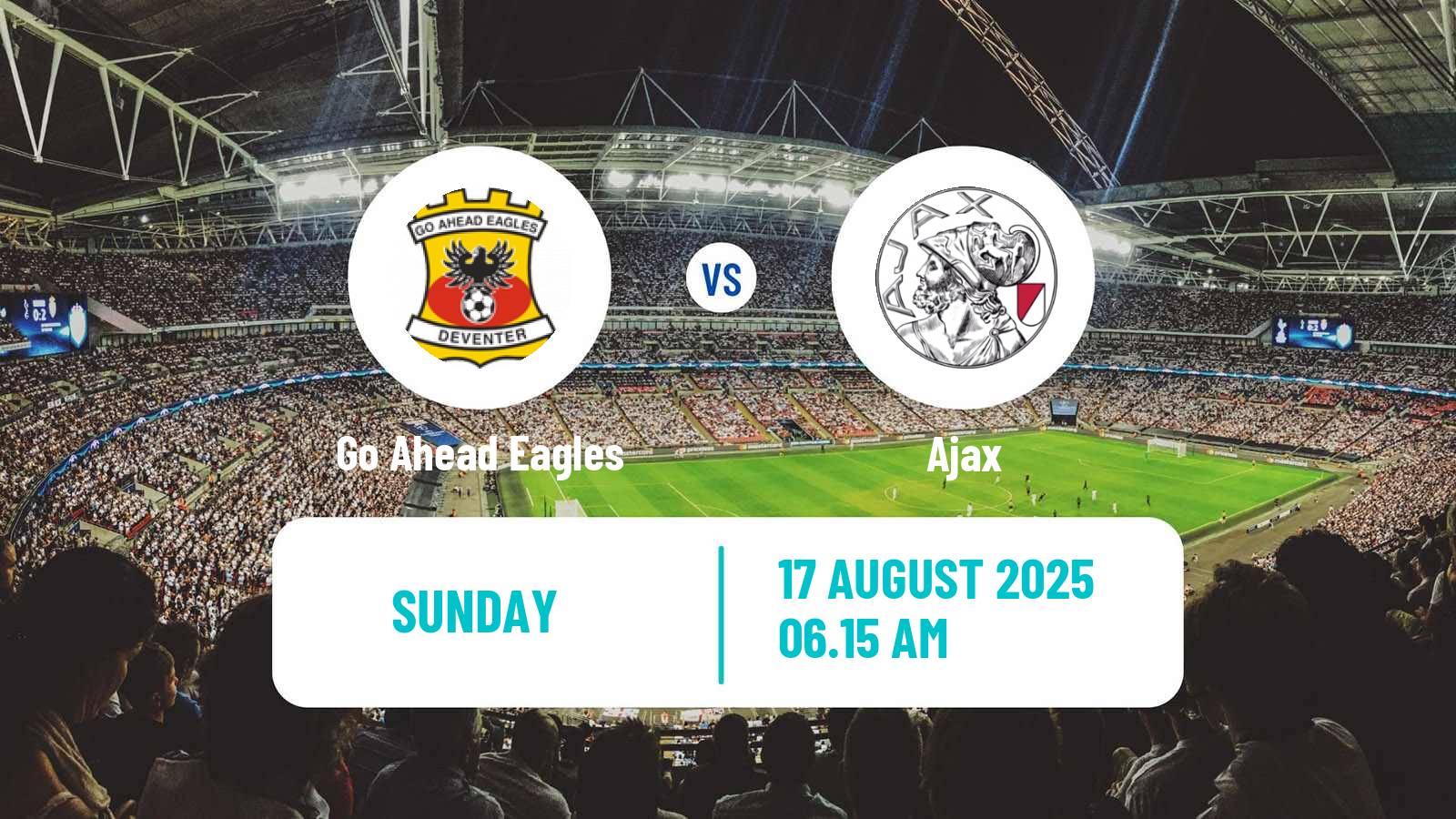 Football Dutch Eredivisie Go Ahead Eagles - Ajax
