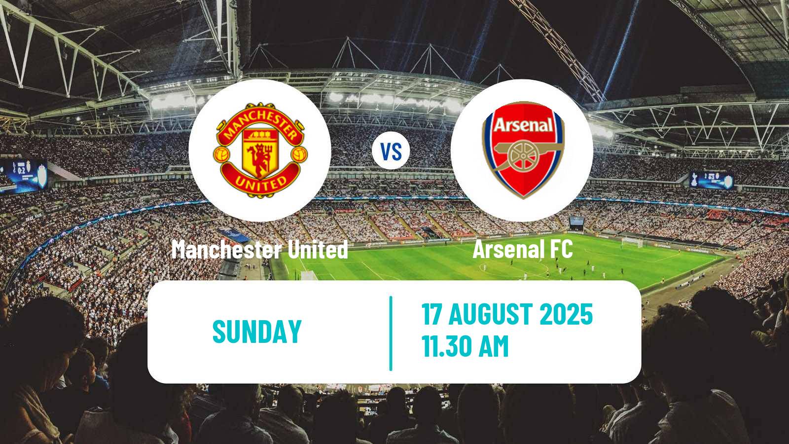 Football English Premier League Manchester United - Arsenal