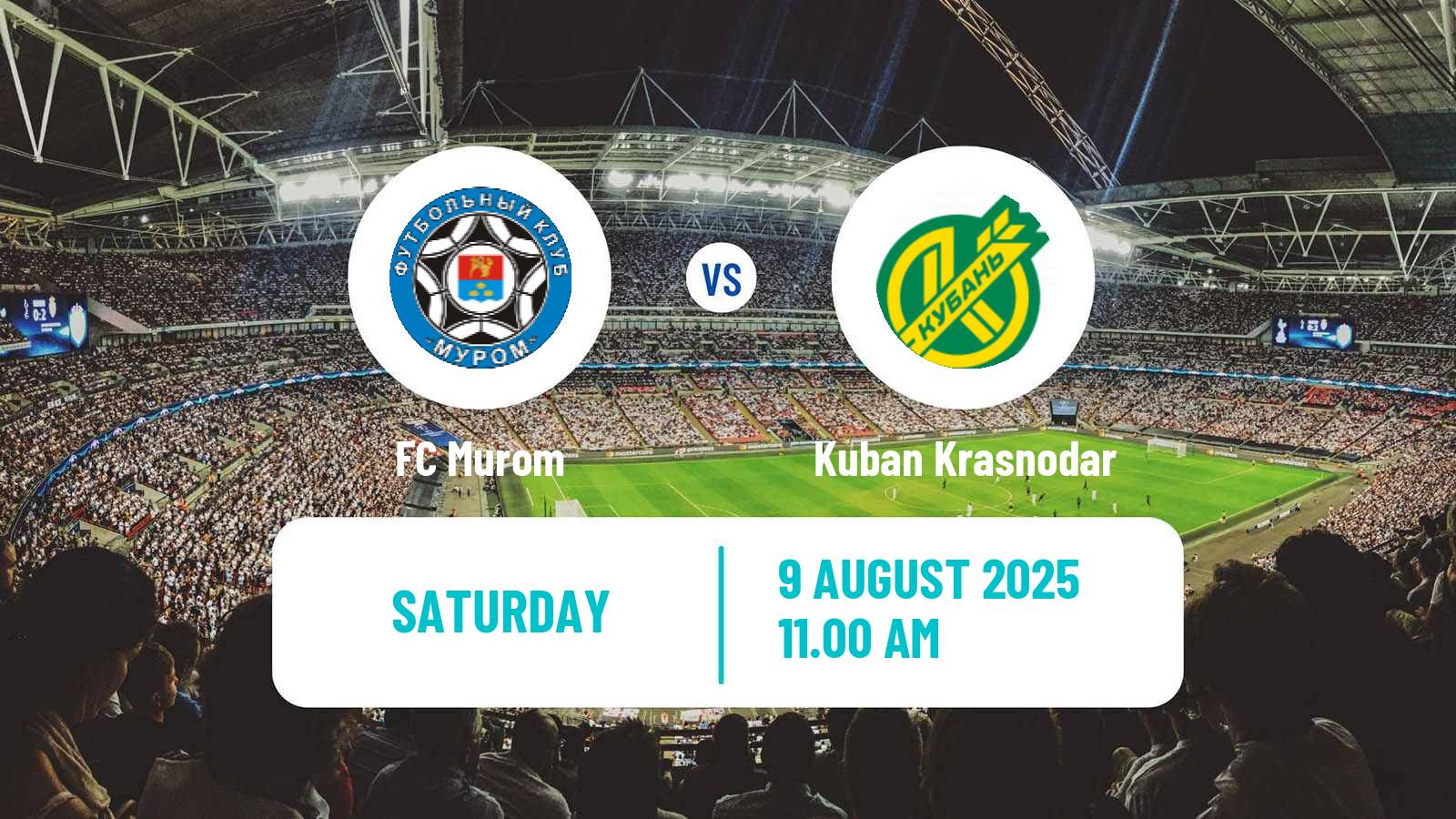 Football Russian FNL 2 Division A Silver Murom - Kuban Krasnodar