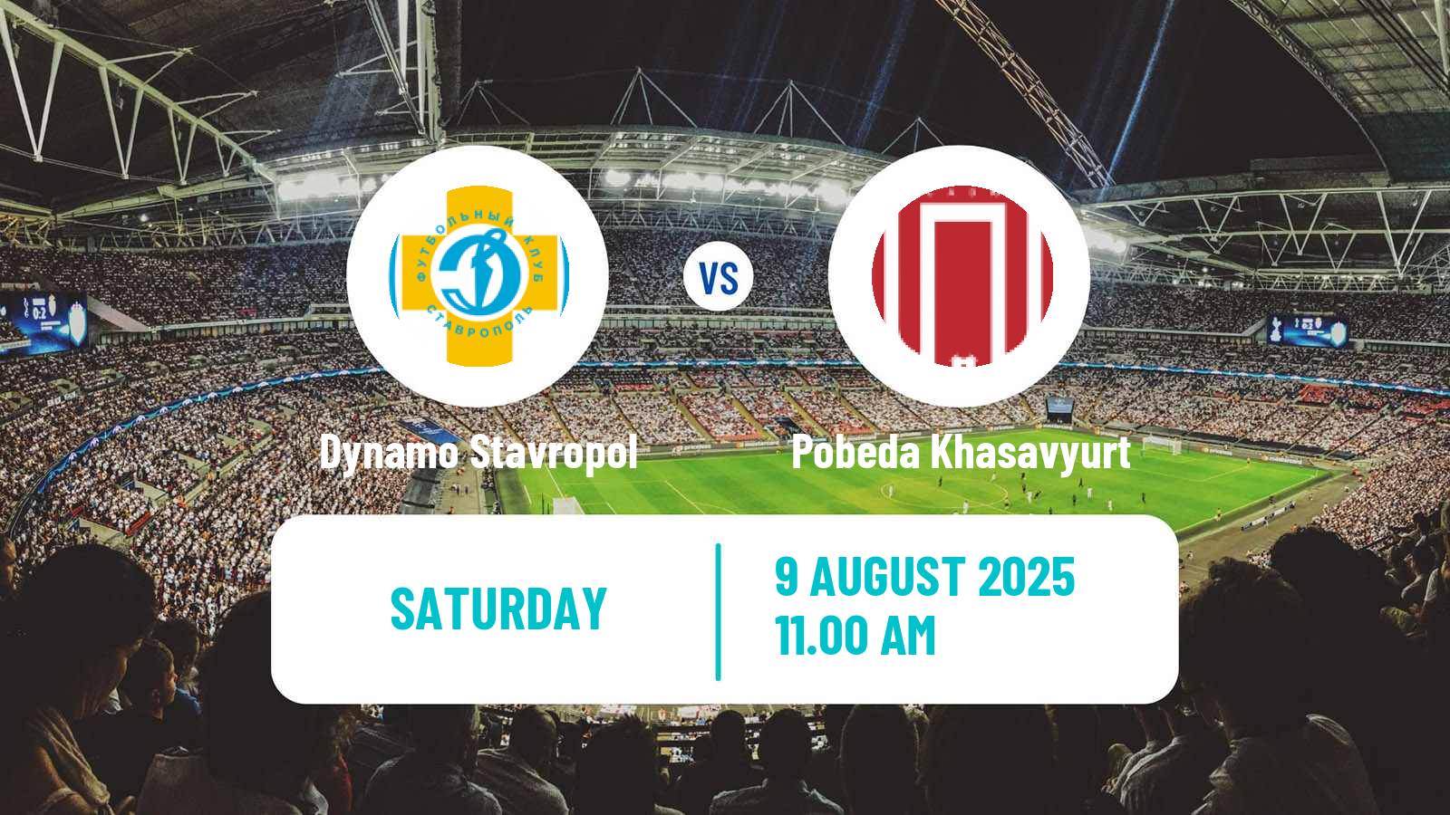Football FNL 2 Division B Group 1 Dynamo Stavropol - Pobeda Khasavyurt