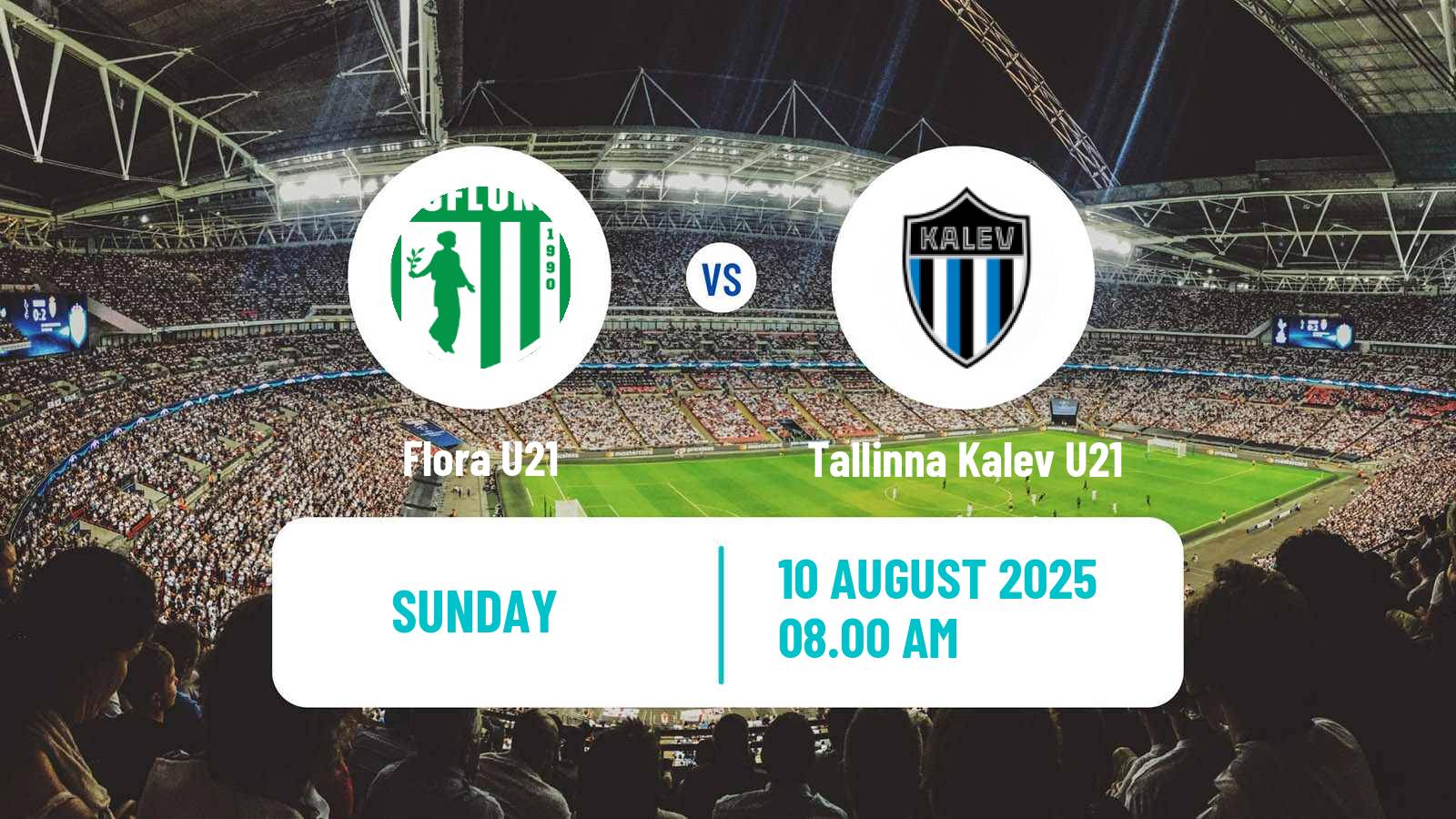 Football Estonian Esiliiga Flora U21 - Tallinna Kalev U21