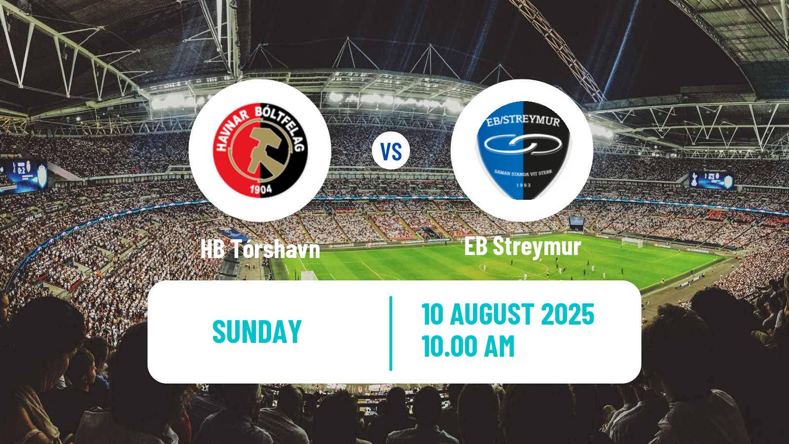 Football Faroe Islands Premier League HB Tórshavn - EB Streymur