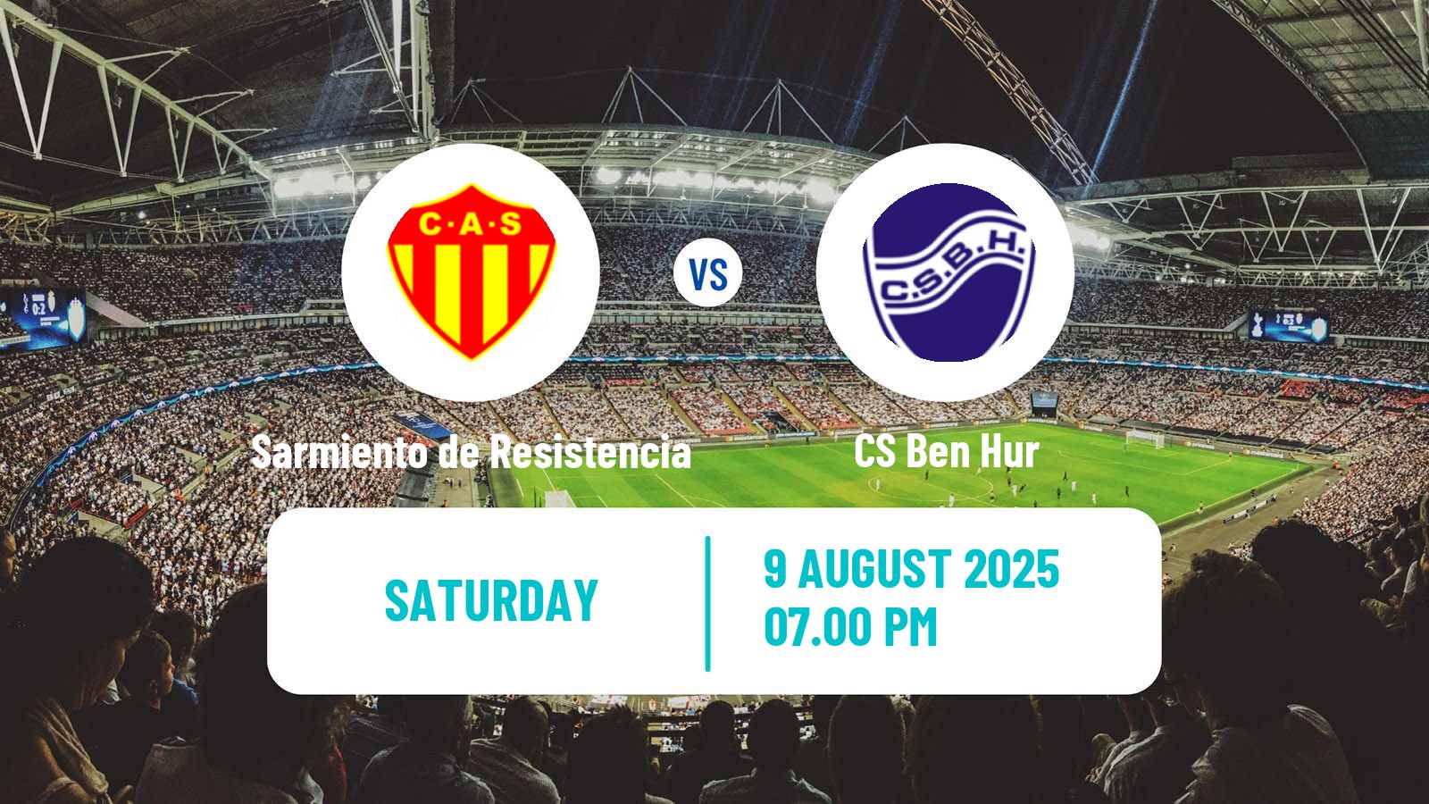 Football Argentinian Torneo Federal Sarmiento de Resistencia - Ben Hur