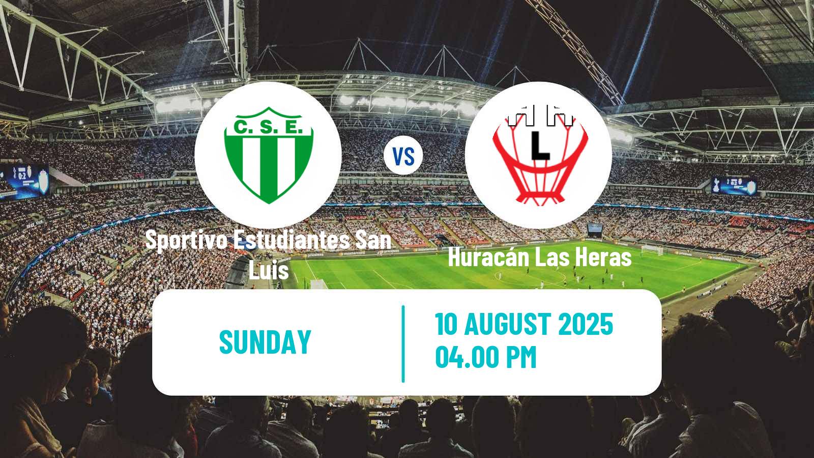 Football Argentinian Torneo Federal Sportivo Estudiantes San Luis - Huracán Las Heras