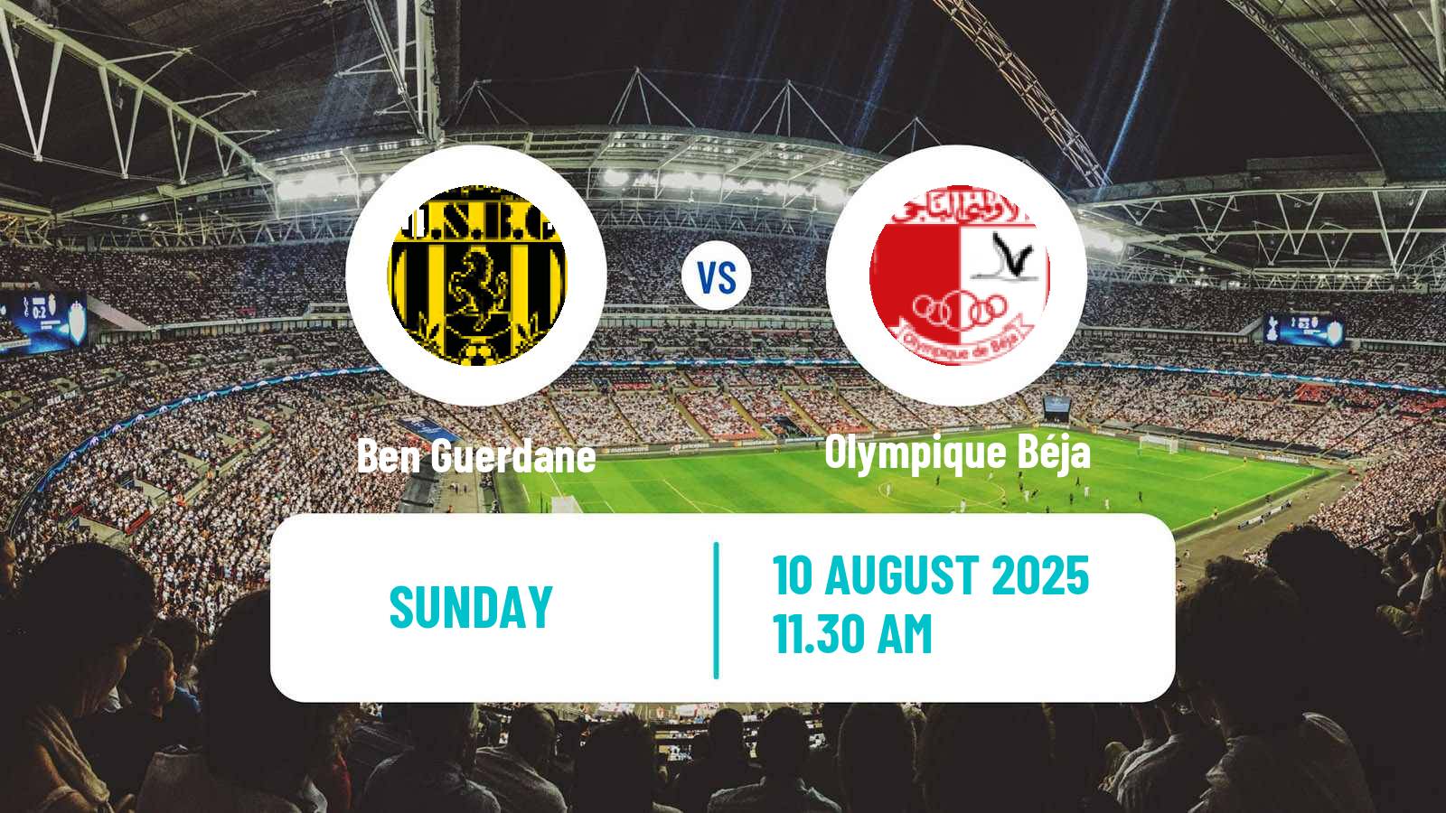 Football Tunisian Ligue Professionnelle 1 Ben Guerdane - Olympique Béja