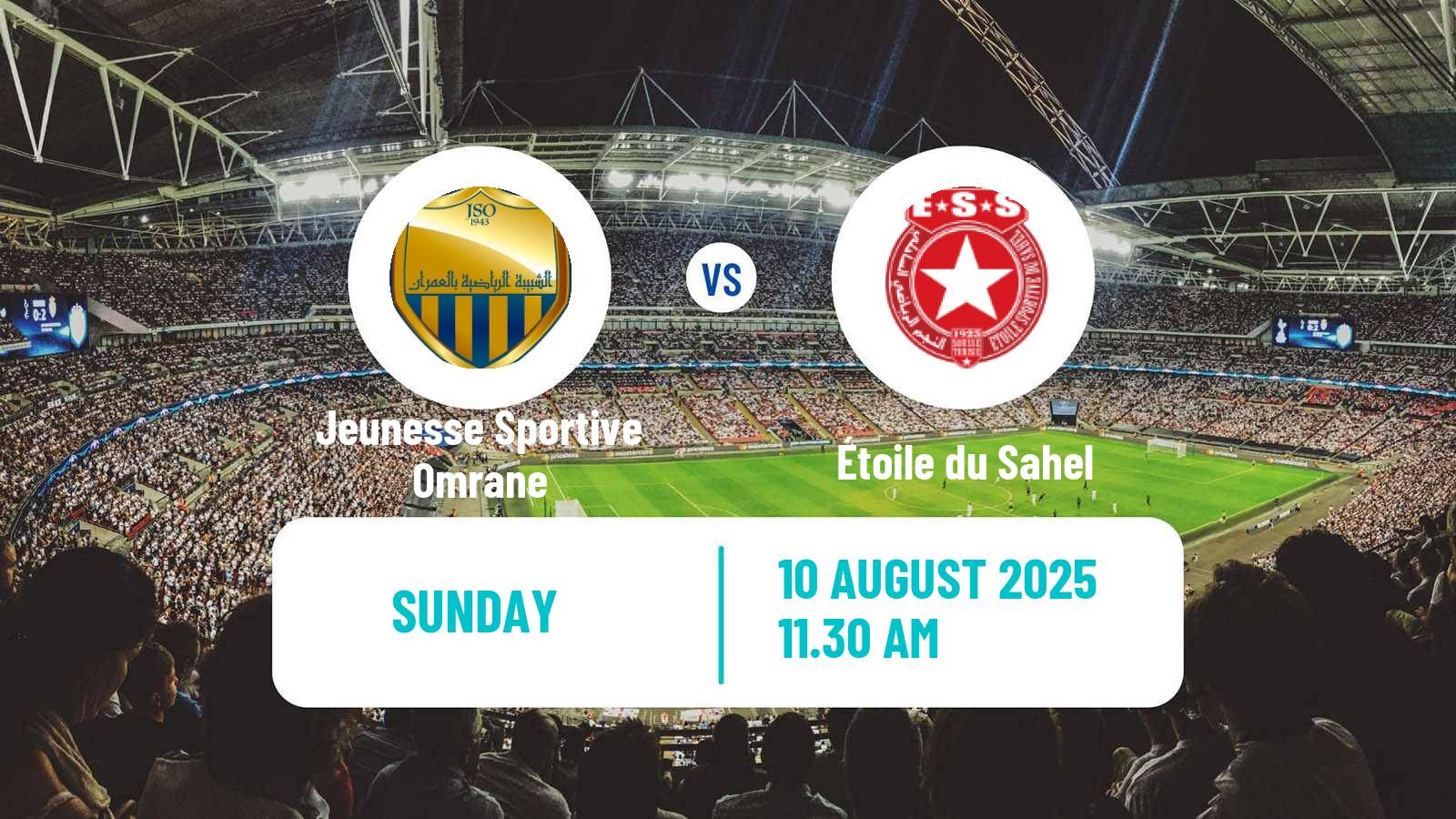 Football Tunisian Ligue Professionnelle 1 Jeunesse Sportive Omrane - Étoile du Sahel
