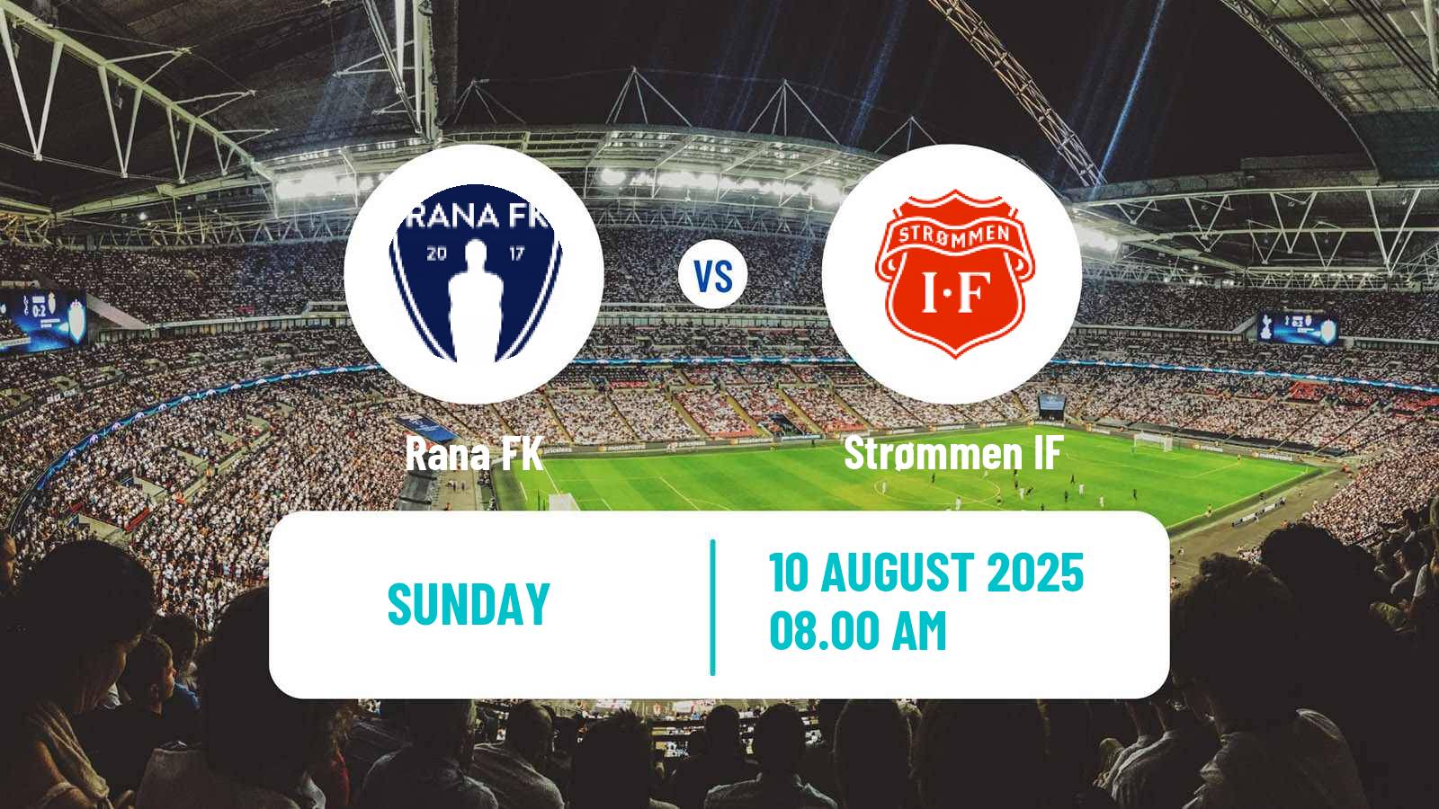 Football Norwegian Division 2 - Group 2 Rana - Strømmen