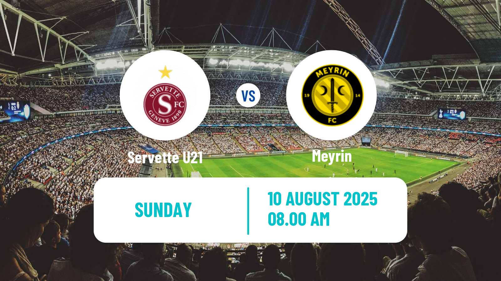 Football Swiss 1 Liga Classic Group 1 Servette U21 - Meyrin