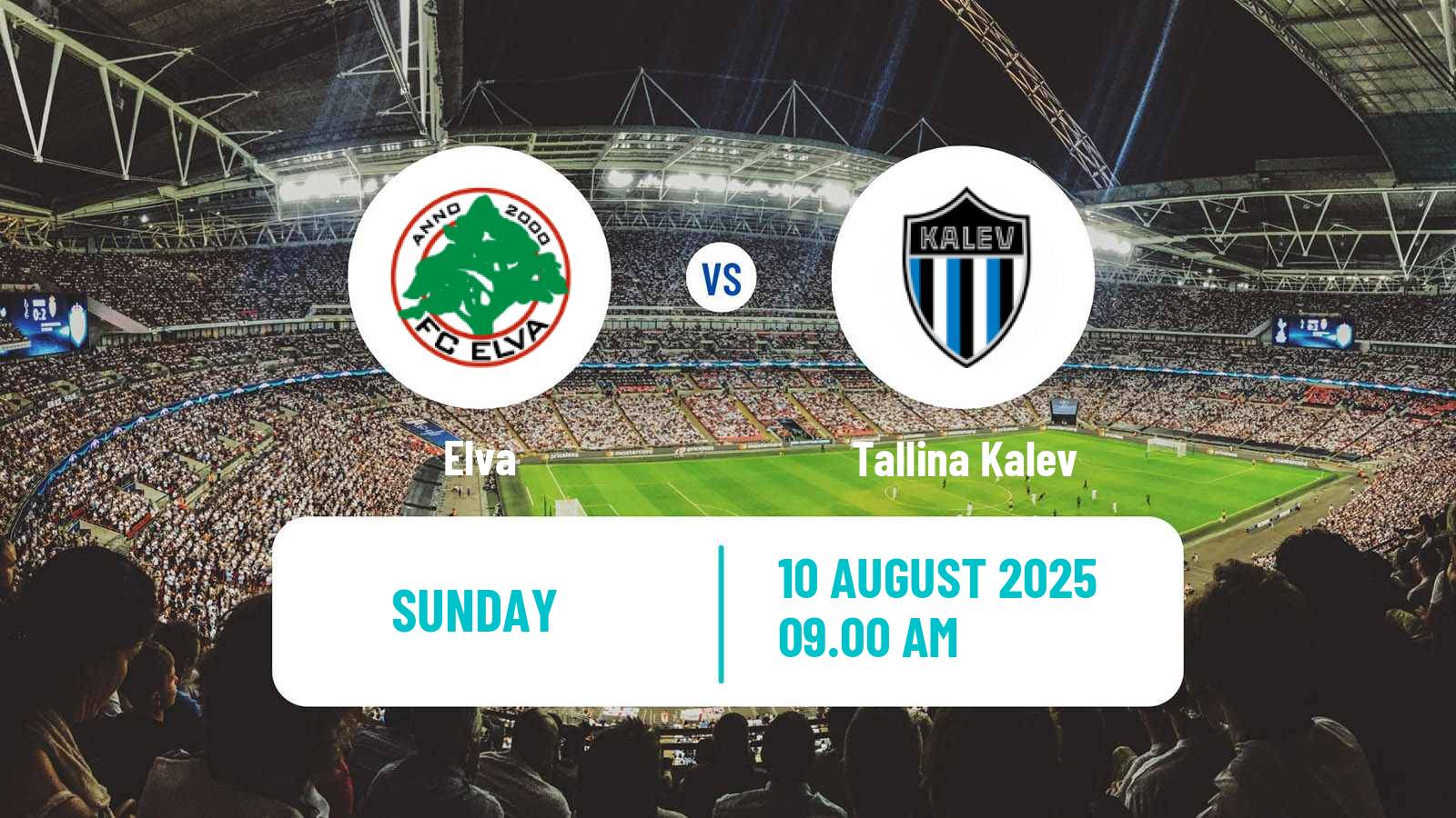 Football Estonian Meistriliiga Women Elva - Tallina Kalev