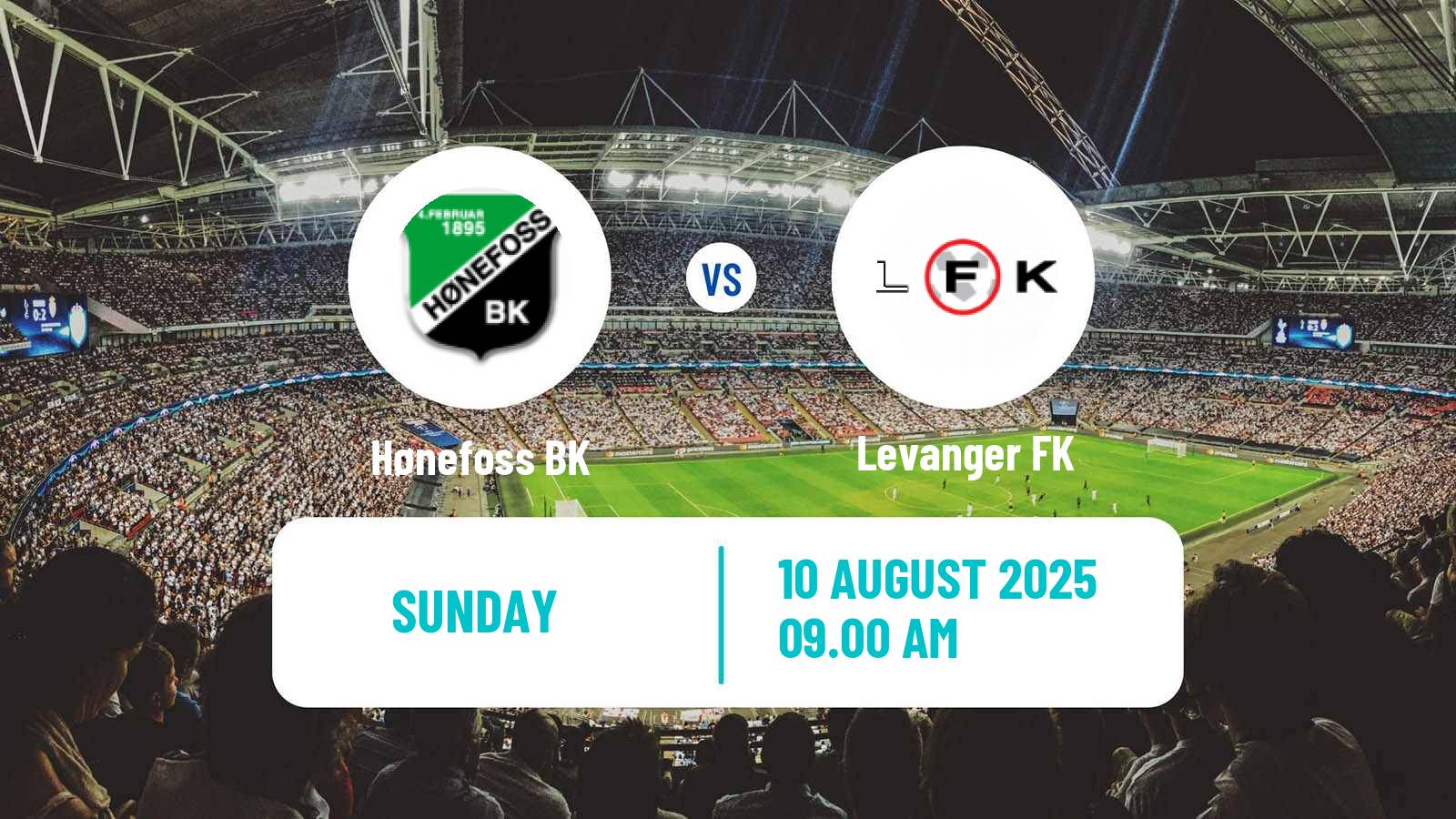 Football Norwegian Division 2 - Group 2 Hønefoss - Levanger
