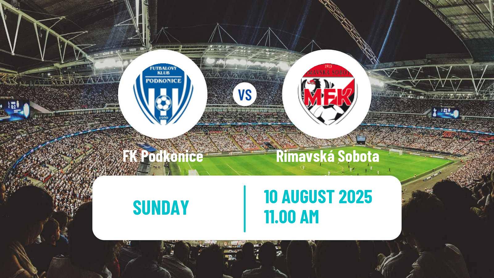 Soccer Slovak 3 Liga Central Podkonice - Rimavská Sobota