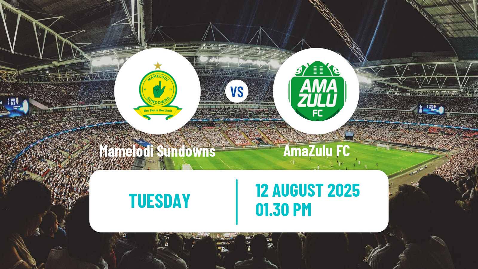 Football South African Premier Soccer League Mamelodi Sundowns - AmaZulu