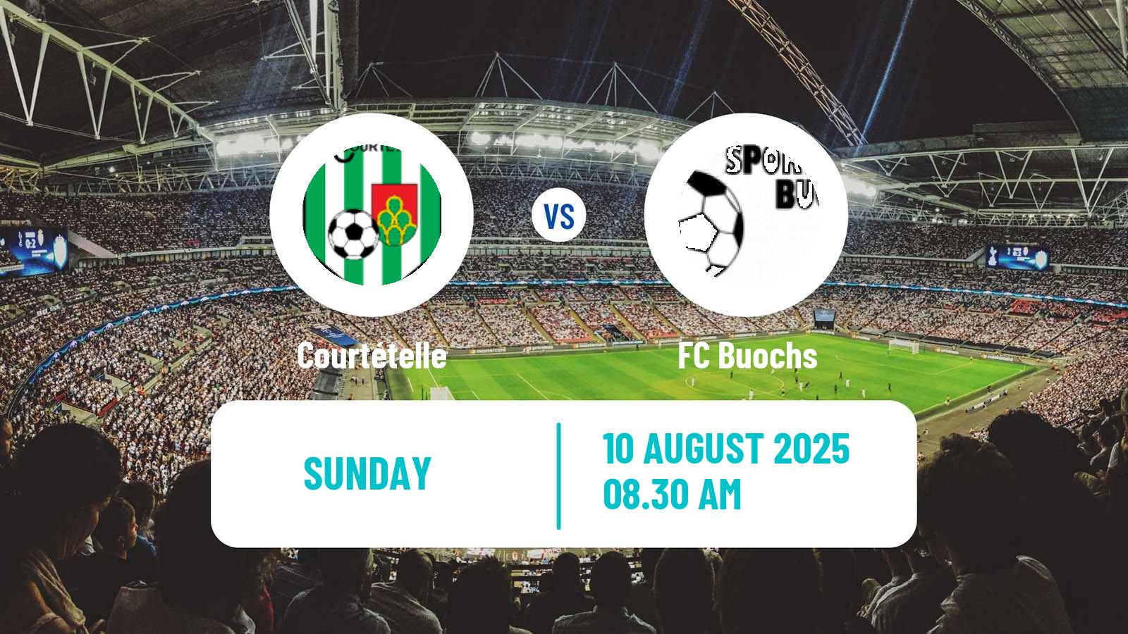 Football Swiss 1 Liga Classic Group 2 Courtételle - Buochs