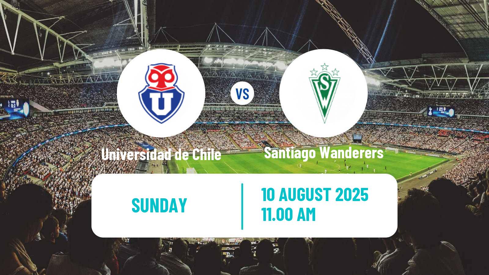 Football Chilean Primera Division Women Universidad de Chile - Santiago Wanderers