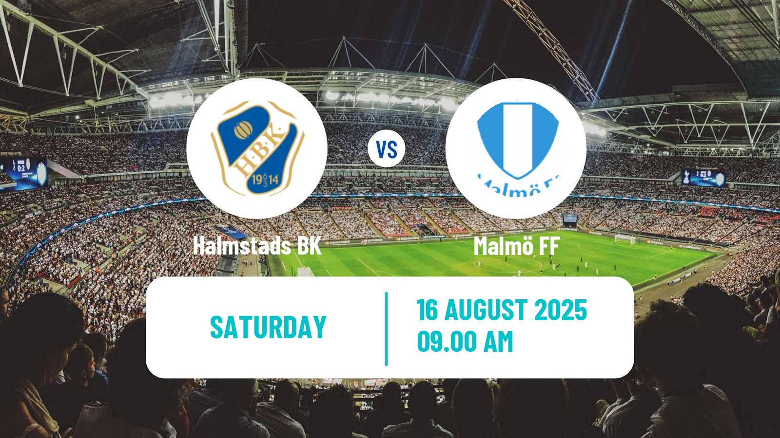 Football Swedish Allsvenskan Halmstad - Malmö
