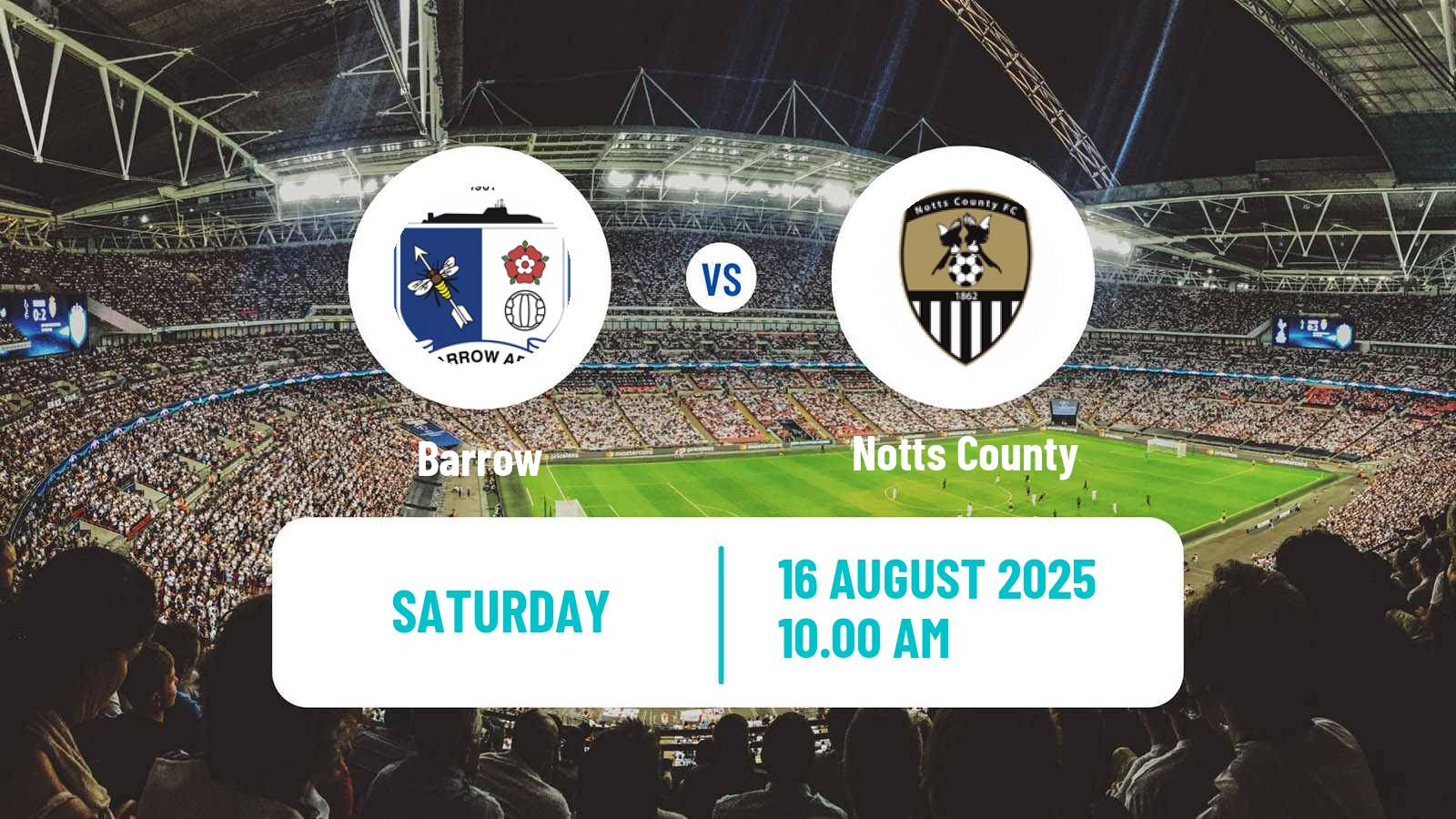 Football English League Two Barrow - Notts County