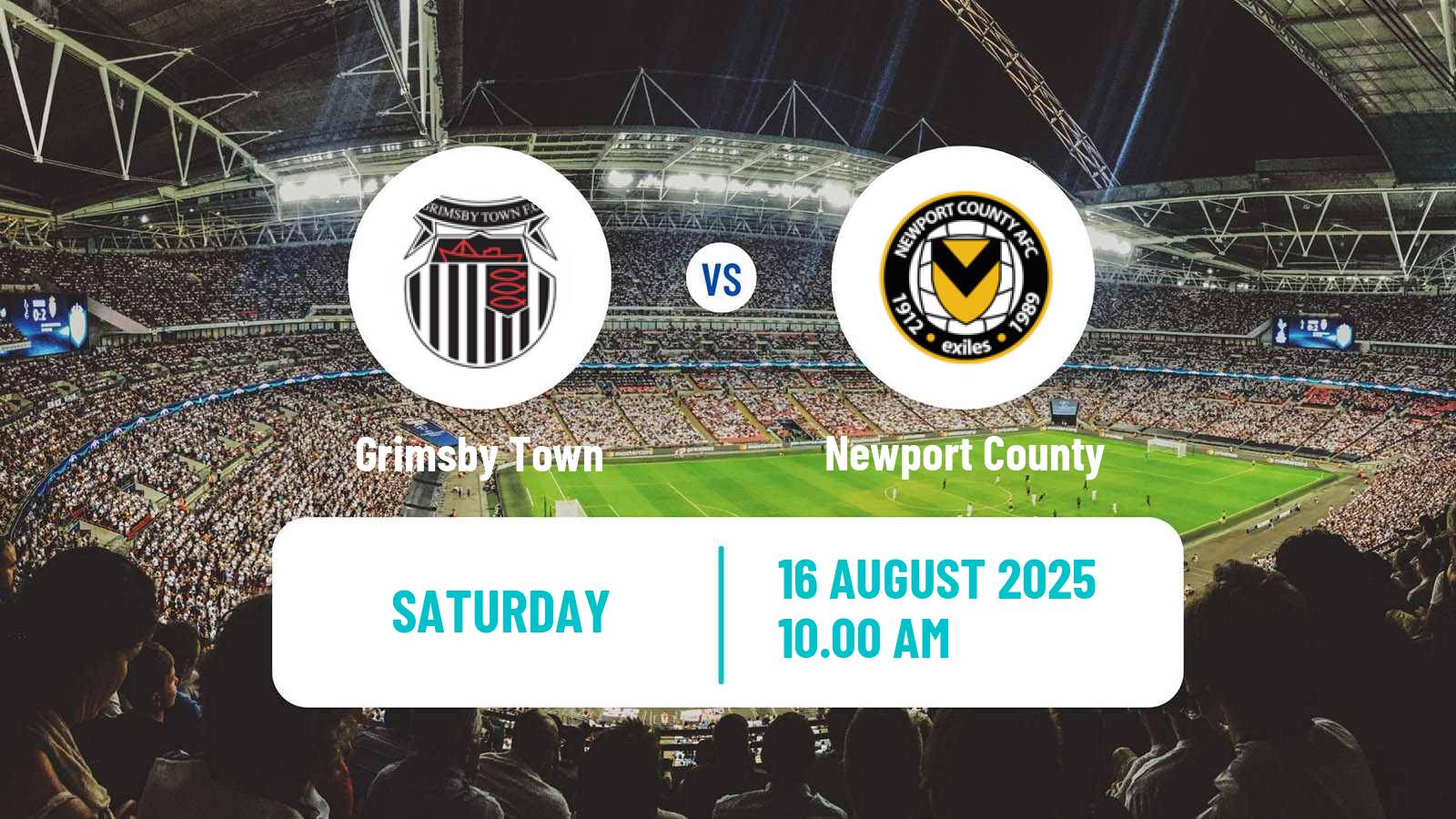 Football English League Two Grimsby Town - Newport County