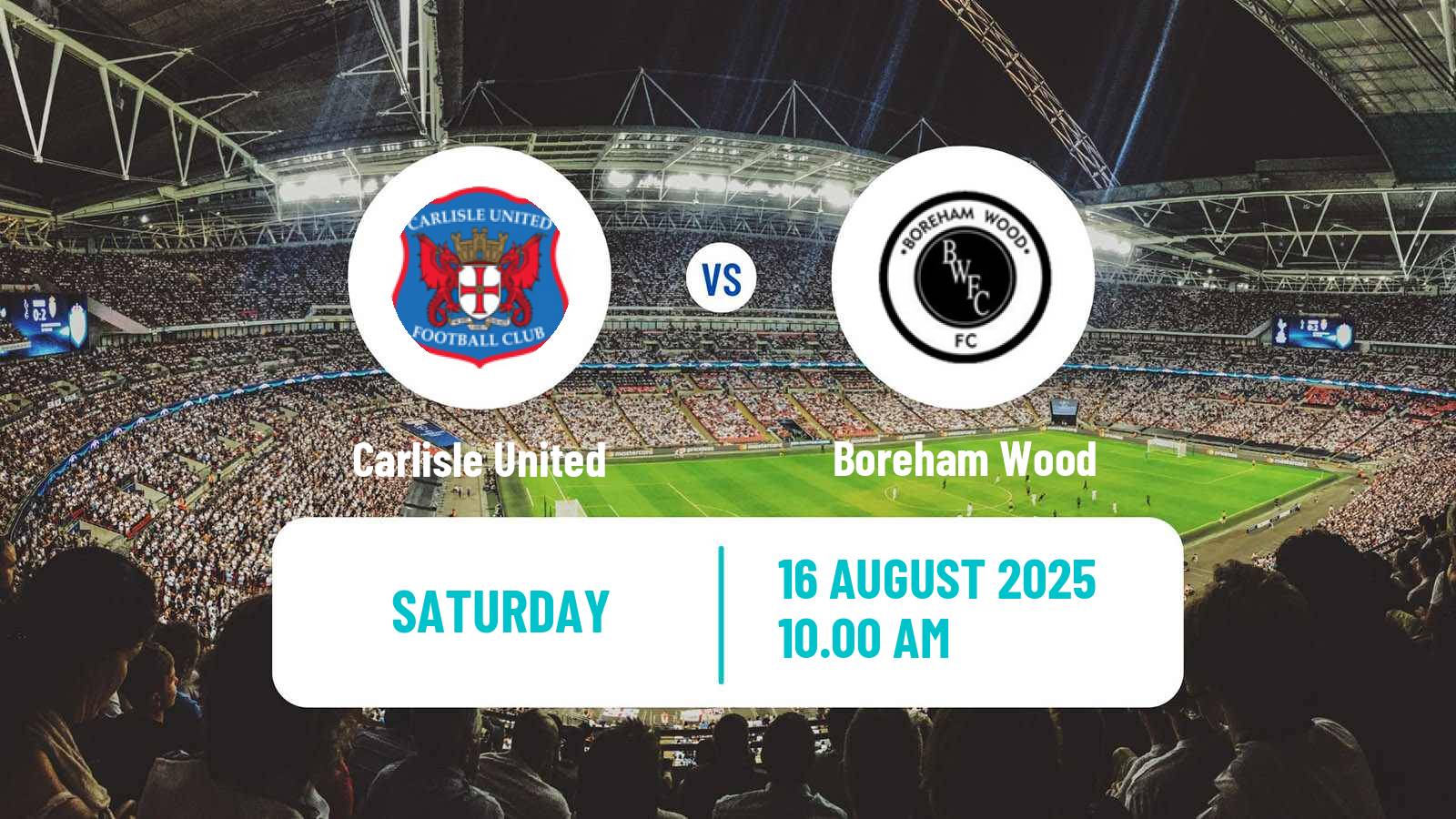 Football English National League Carlisle United - Boreham Wood