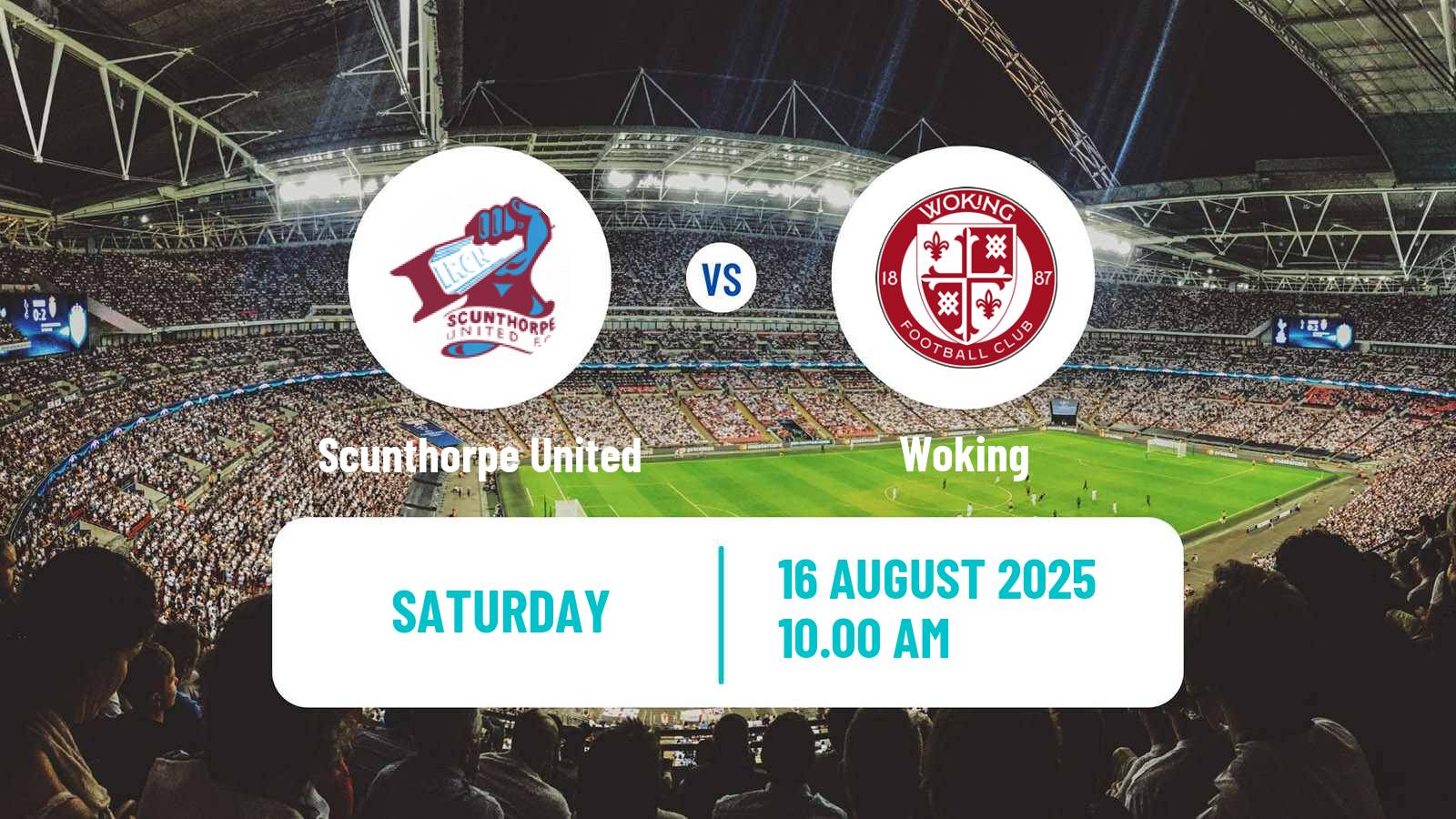 Football English National League Scunthorpe United - Woking