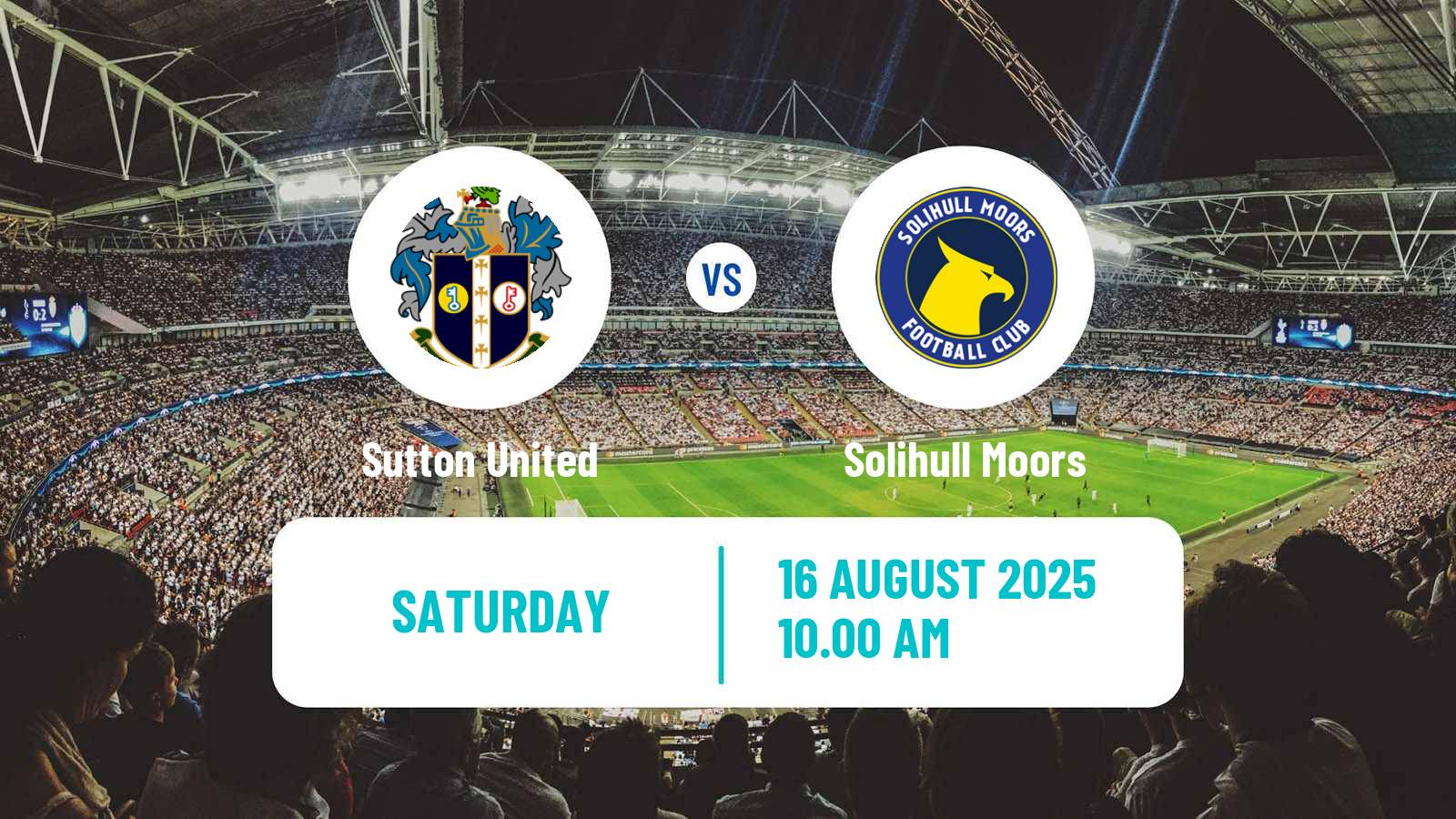 Football English National League Sutton United - Solihull Moors