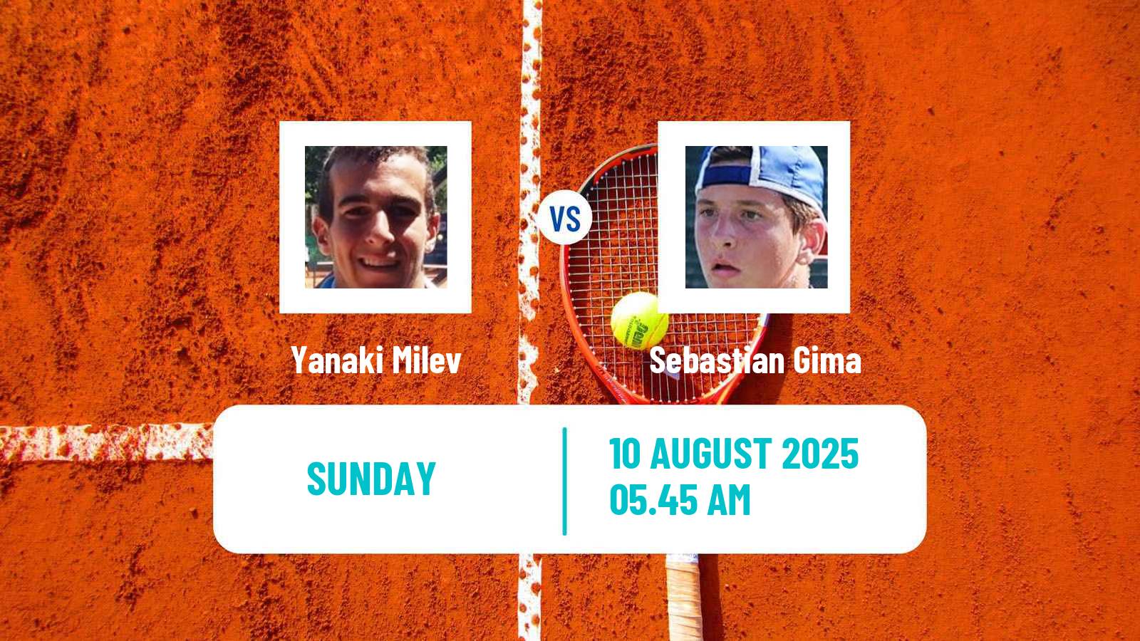 Tennis Sofia Challenger Men Yanaki Milev - Sebastian Gima