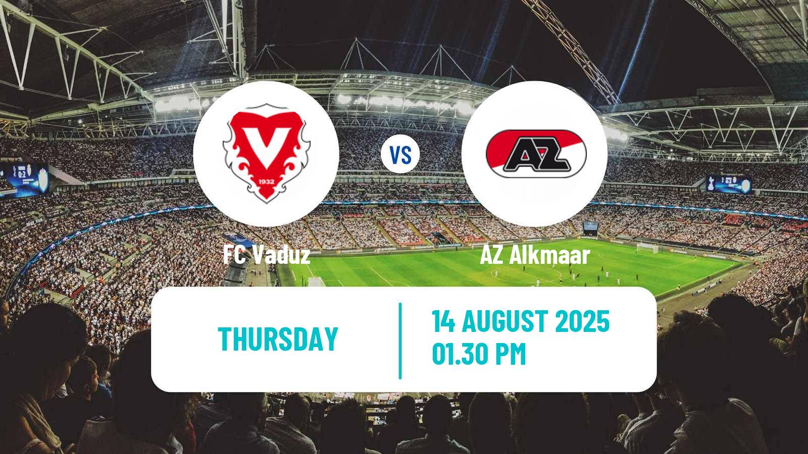 Football UEFA Europa Conference League Vaduz - AZ Alkmaar