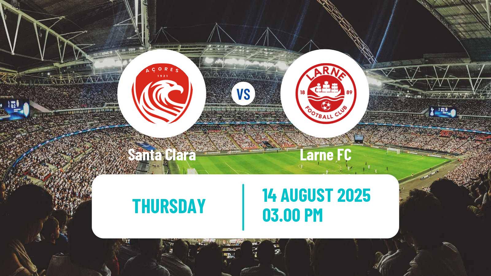 Football UEFA Europa Conference League Santa Clara - Larne