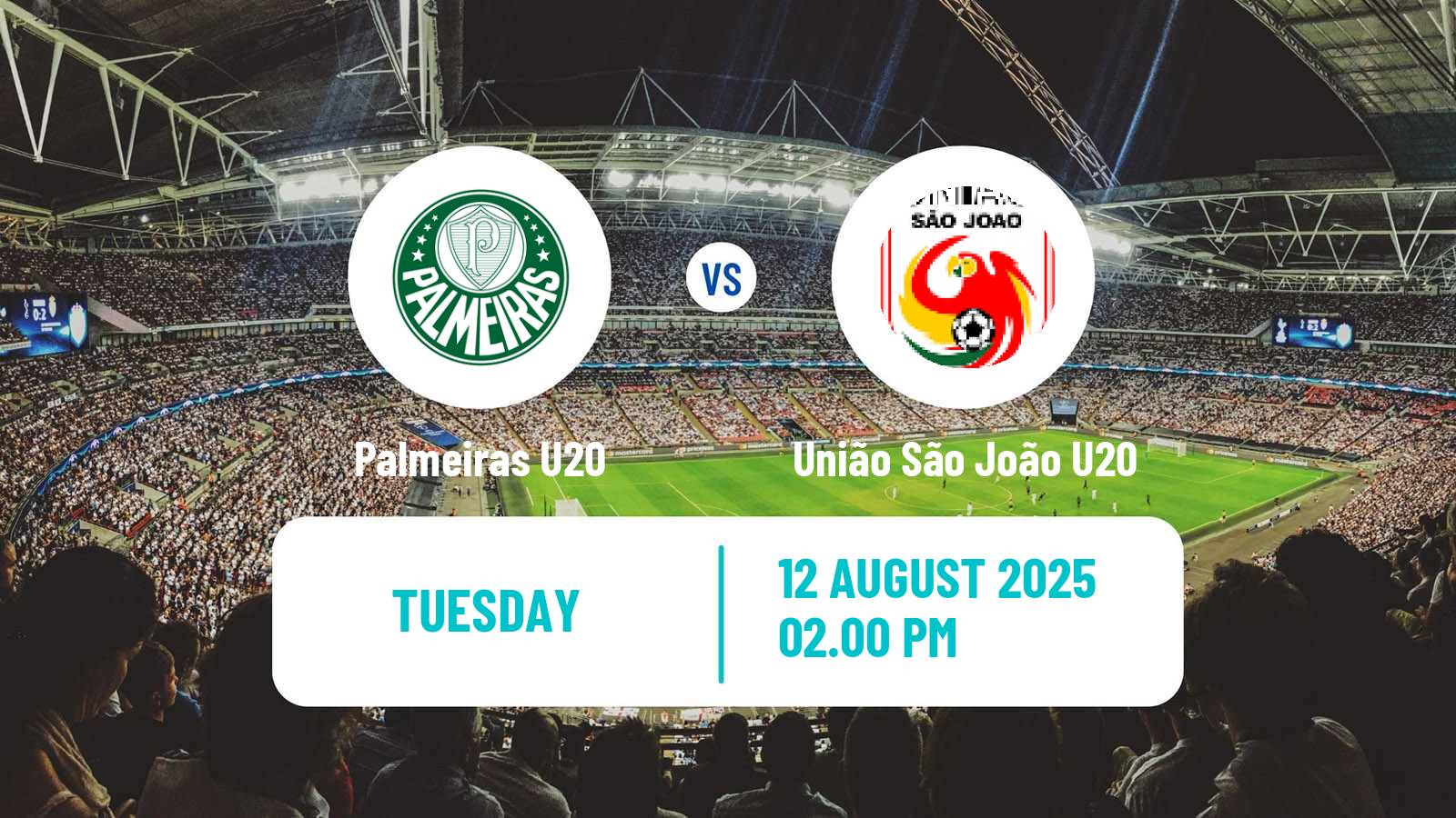 Football Brazilian Paulista U20 Palmeiras U20 - União São João U20