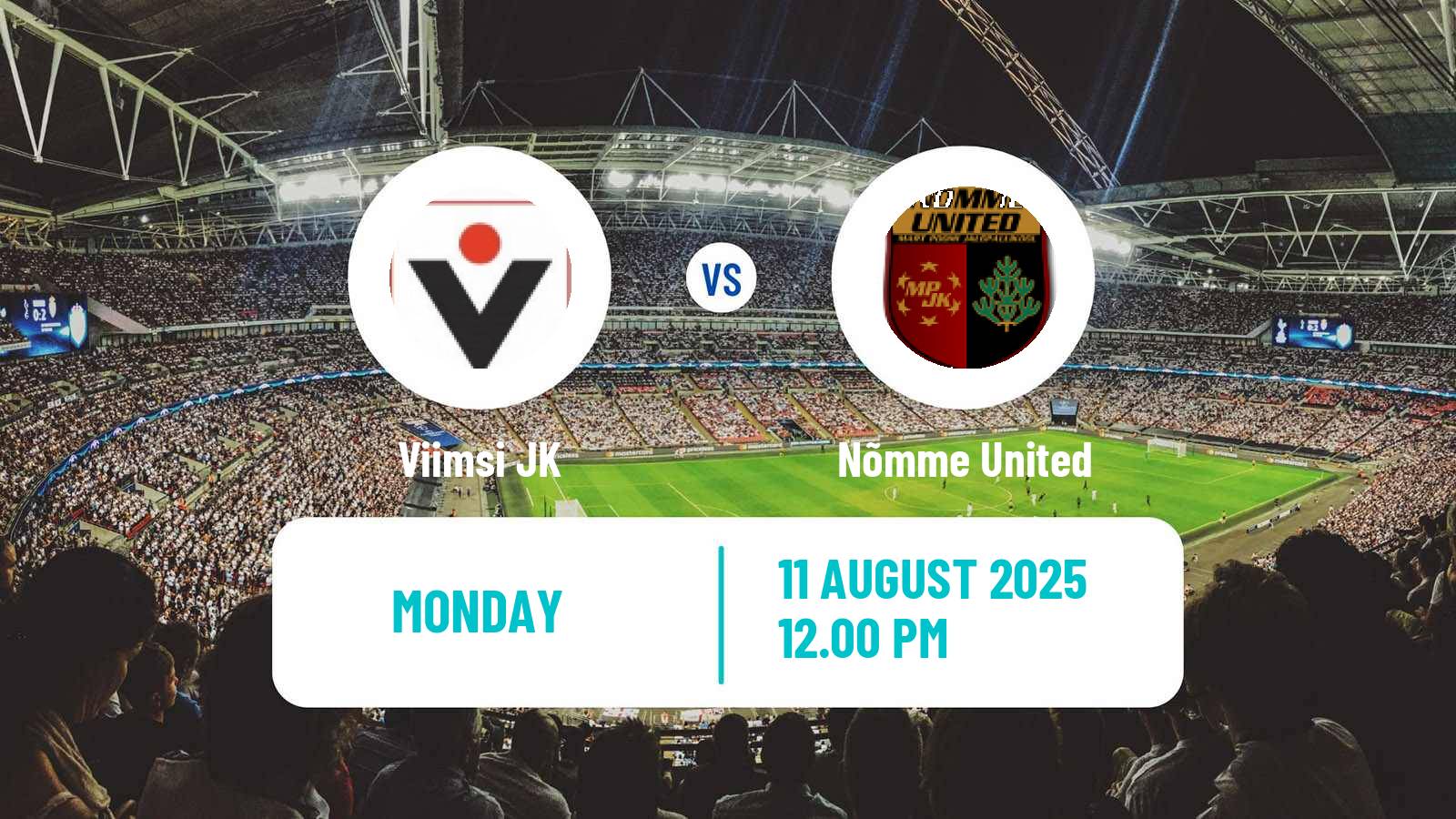 Football Estonian Esiliiga Viimsi JK - Nõmme United
