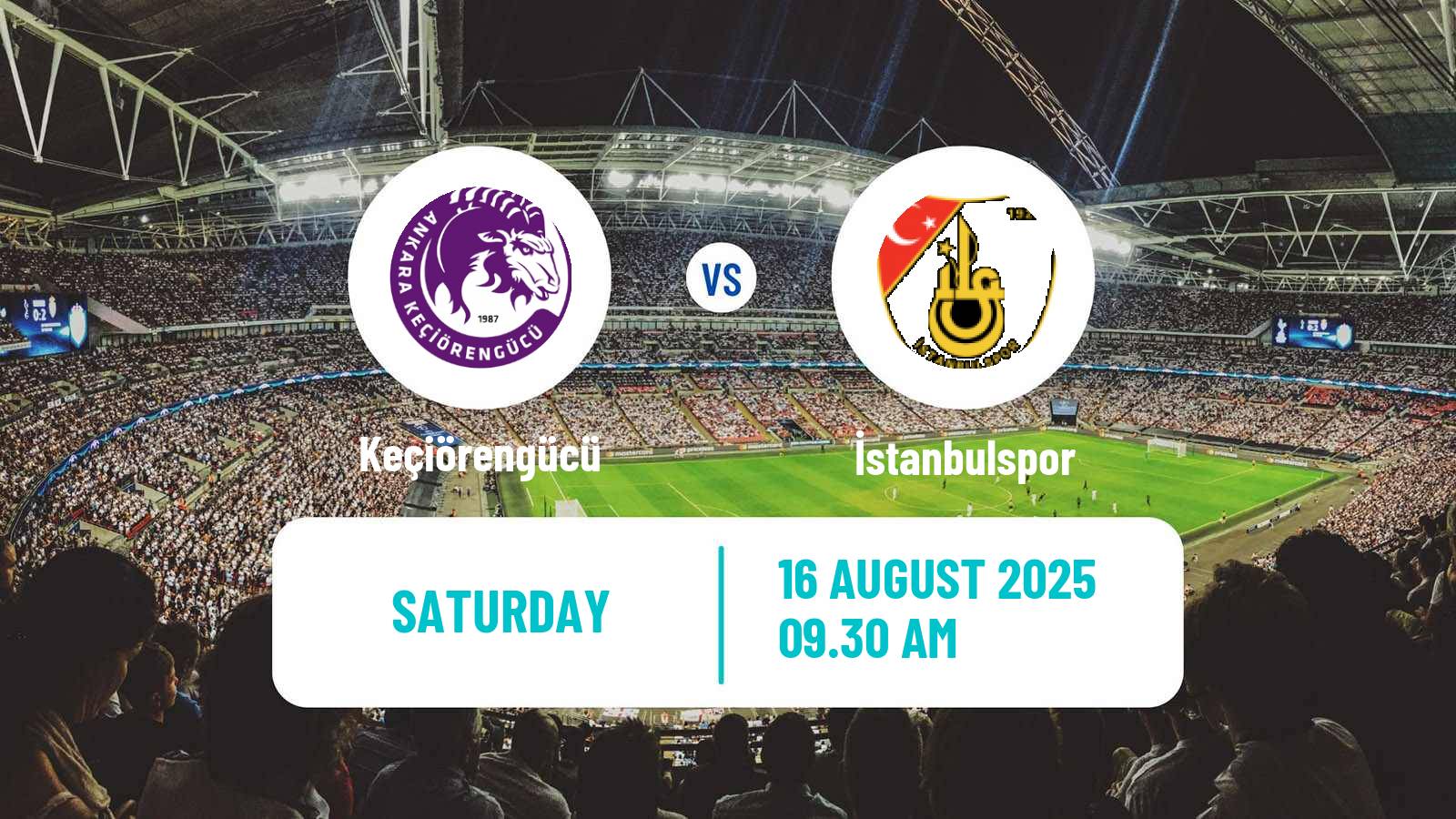 Football Turkish First League Keçiörengücü - İstanbulspor