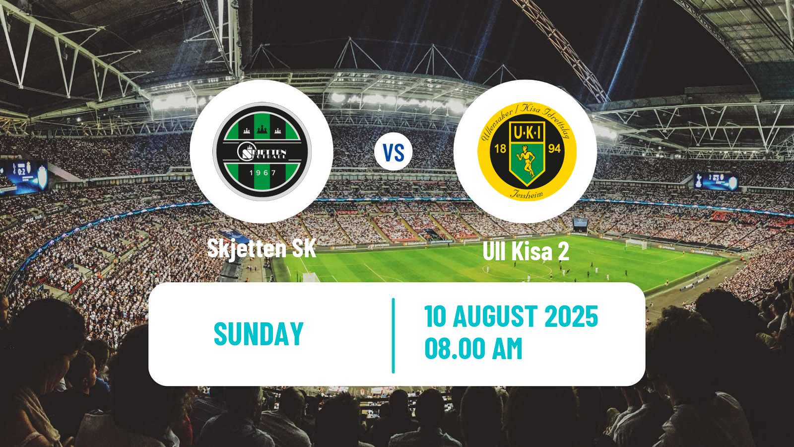 Football Norwegian Division 3 - Group 3 Skjetten - Ull Kisa 2