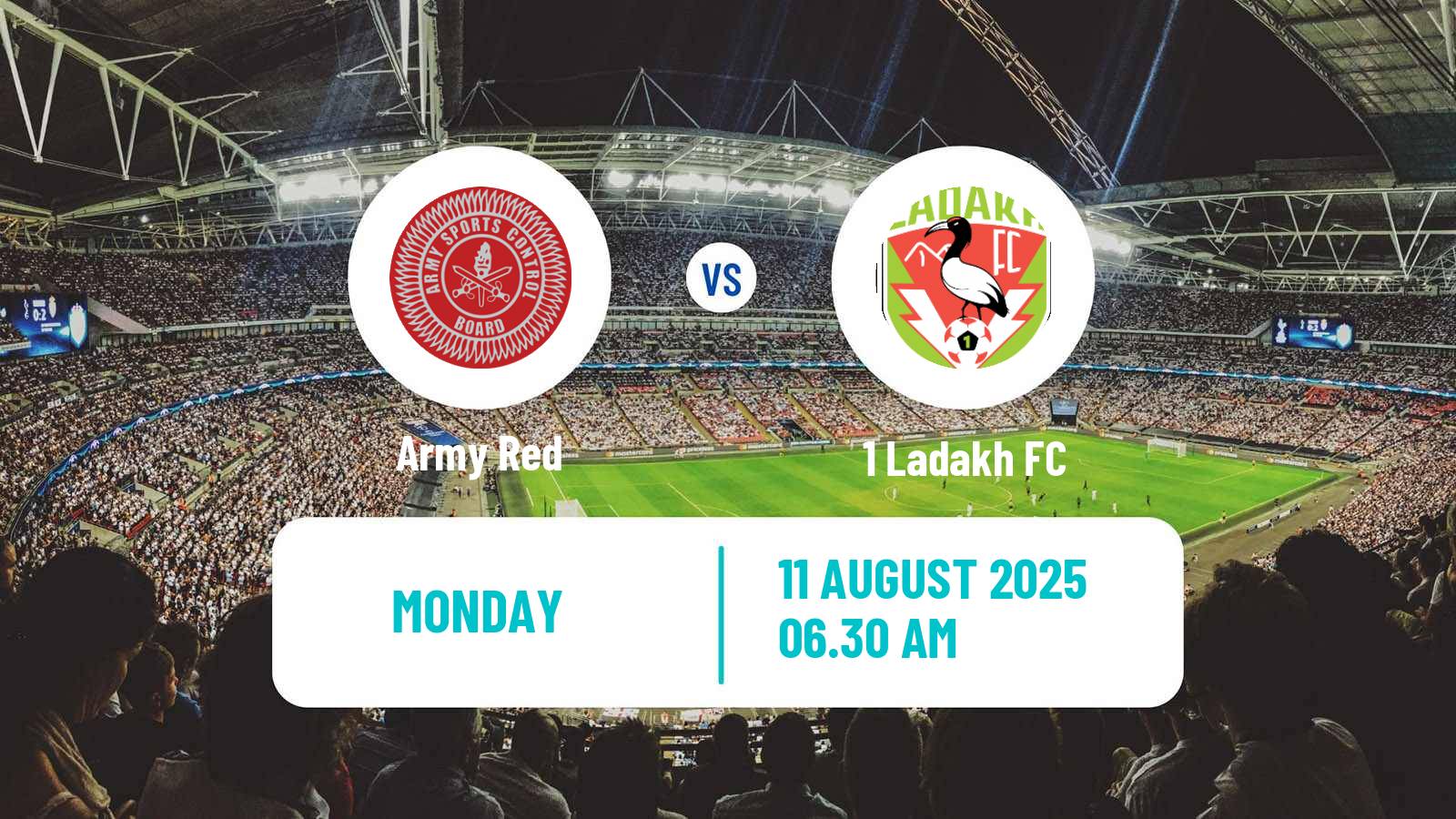 Football Indian Durand Cup Army Red - 1 Ladakh