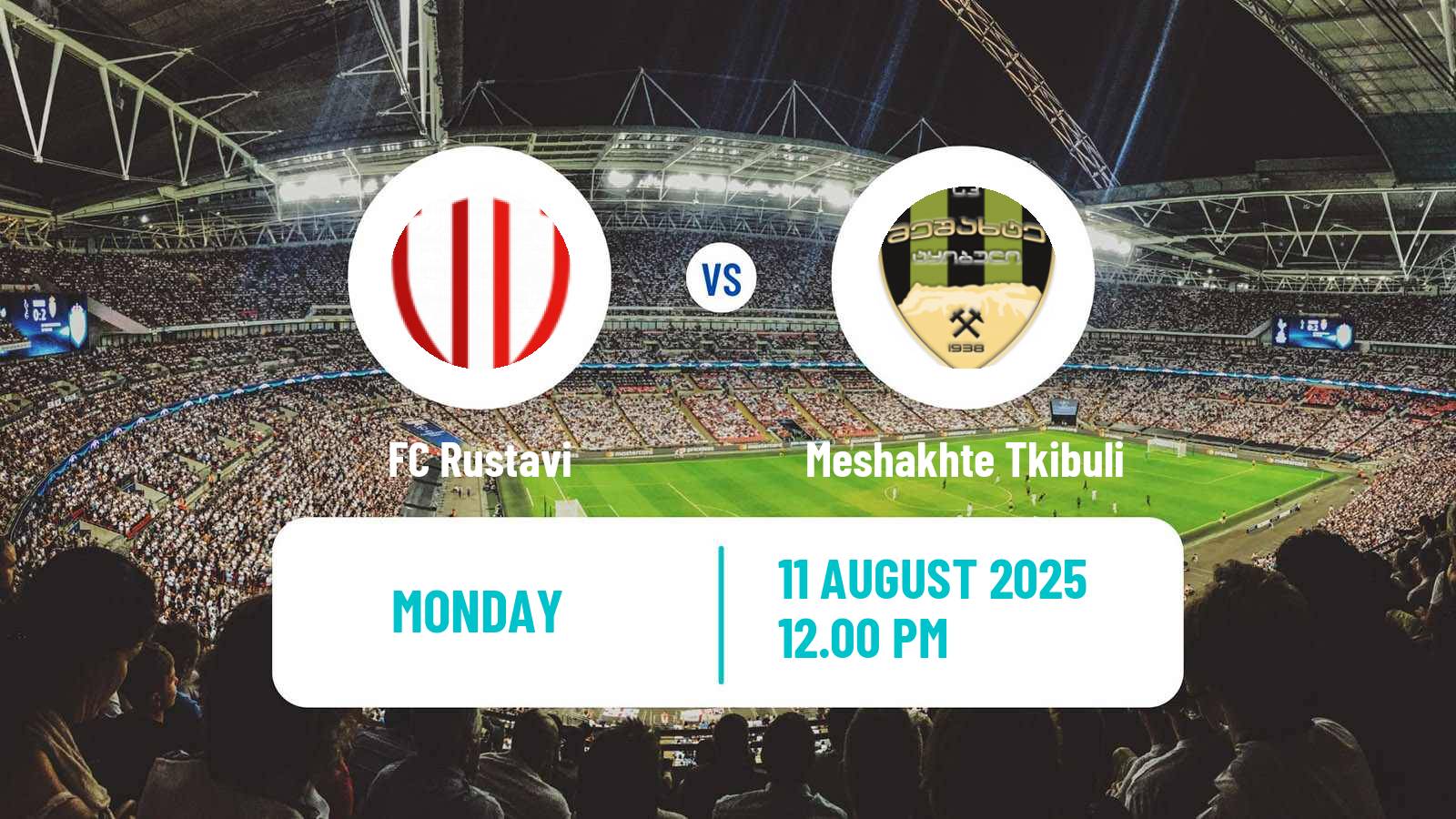 Football Georgian Erovnuli Liga 2 Rustavi - Meshakhte Tkibuli