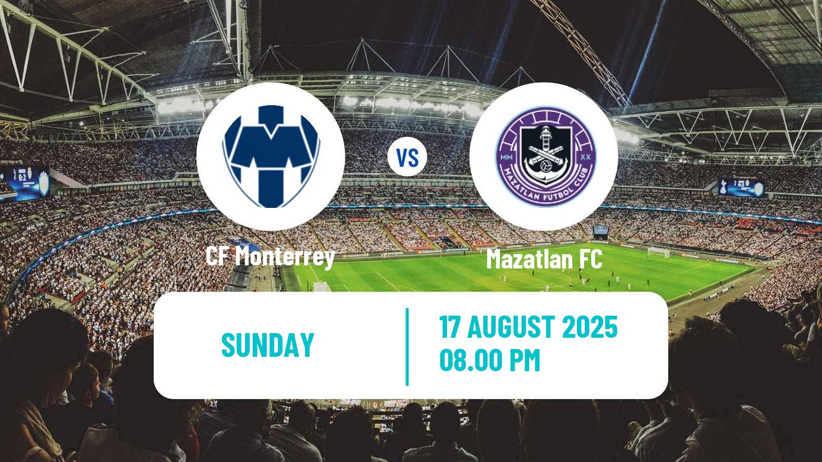 Football Mexican Liga MX Monterrey - Mazatlan