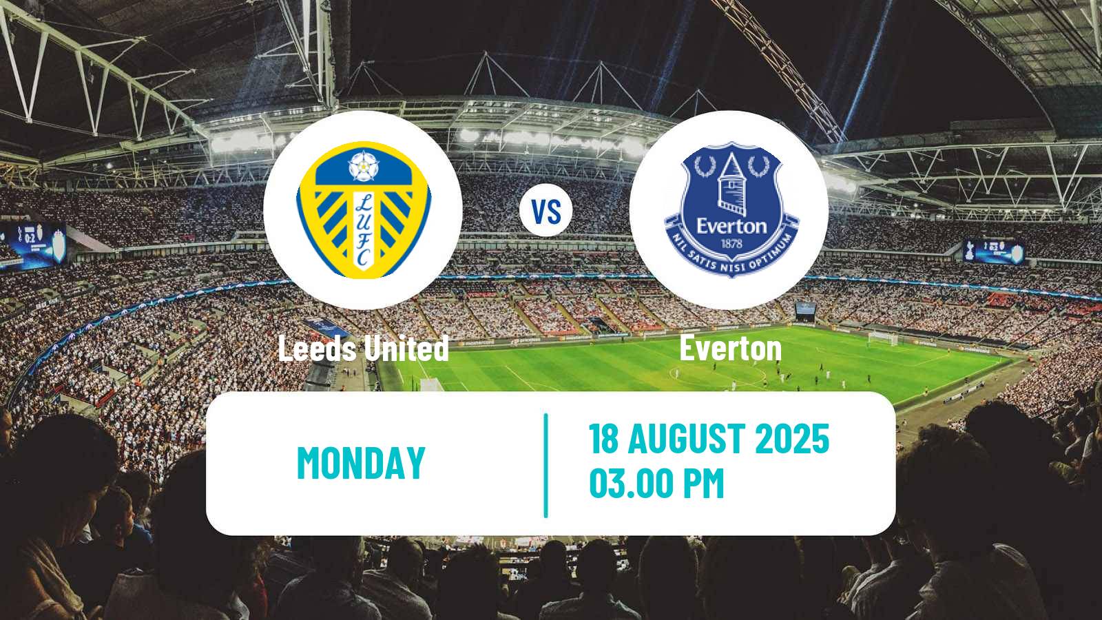 Football English Premier League Leeds United - Everton
